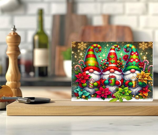 Christmas Gnomes - Cutting Board - Sublimation Transfer