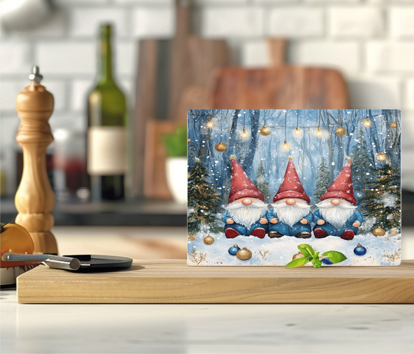 Christmas Gnomes - Cutting Board - Sublimation Transfer