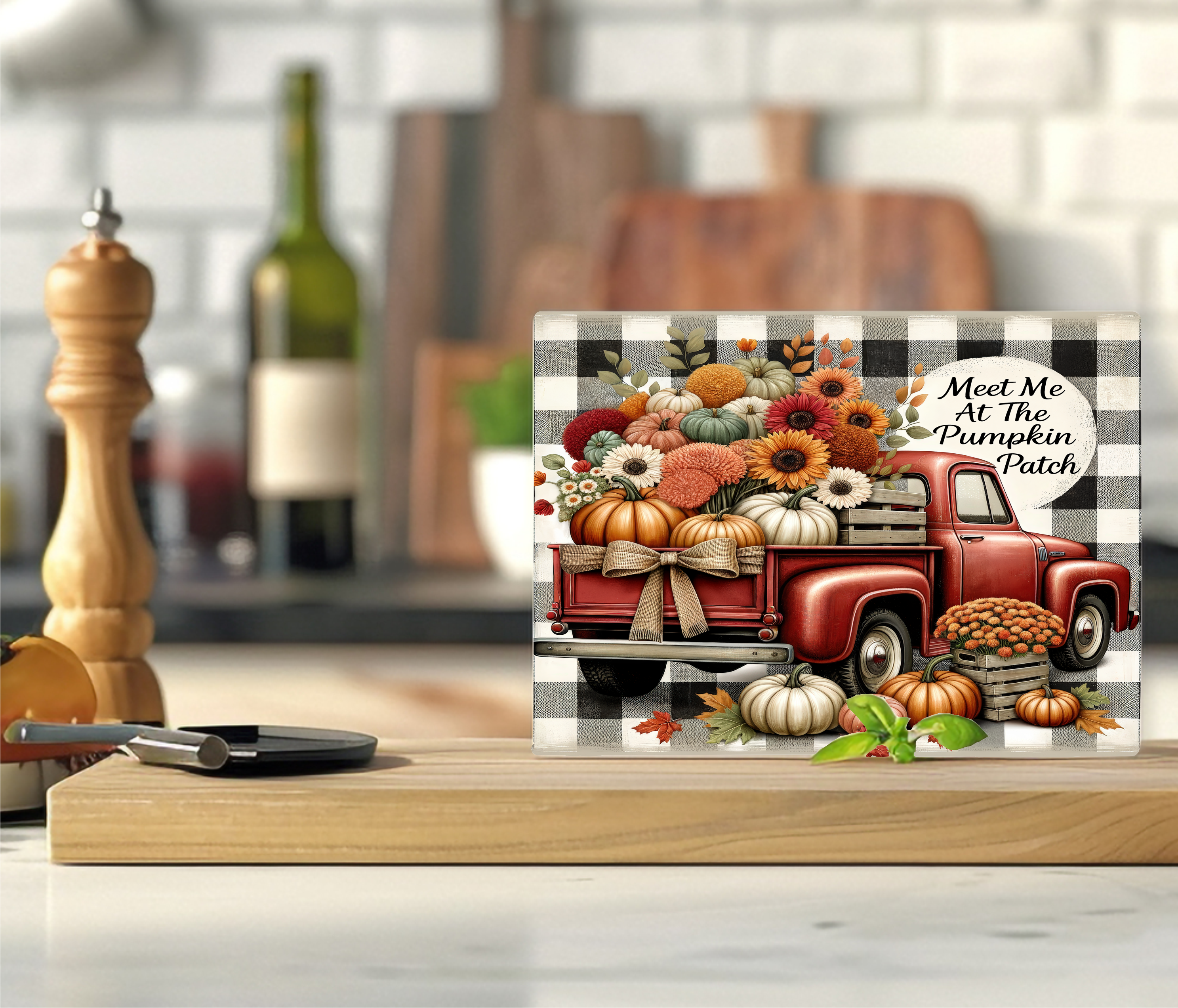 Meet Me At The Pumpkin Patch - Cutting Board - Sublimation Transfer