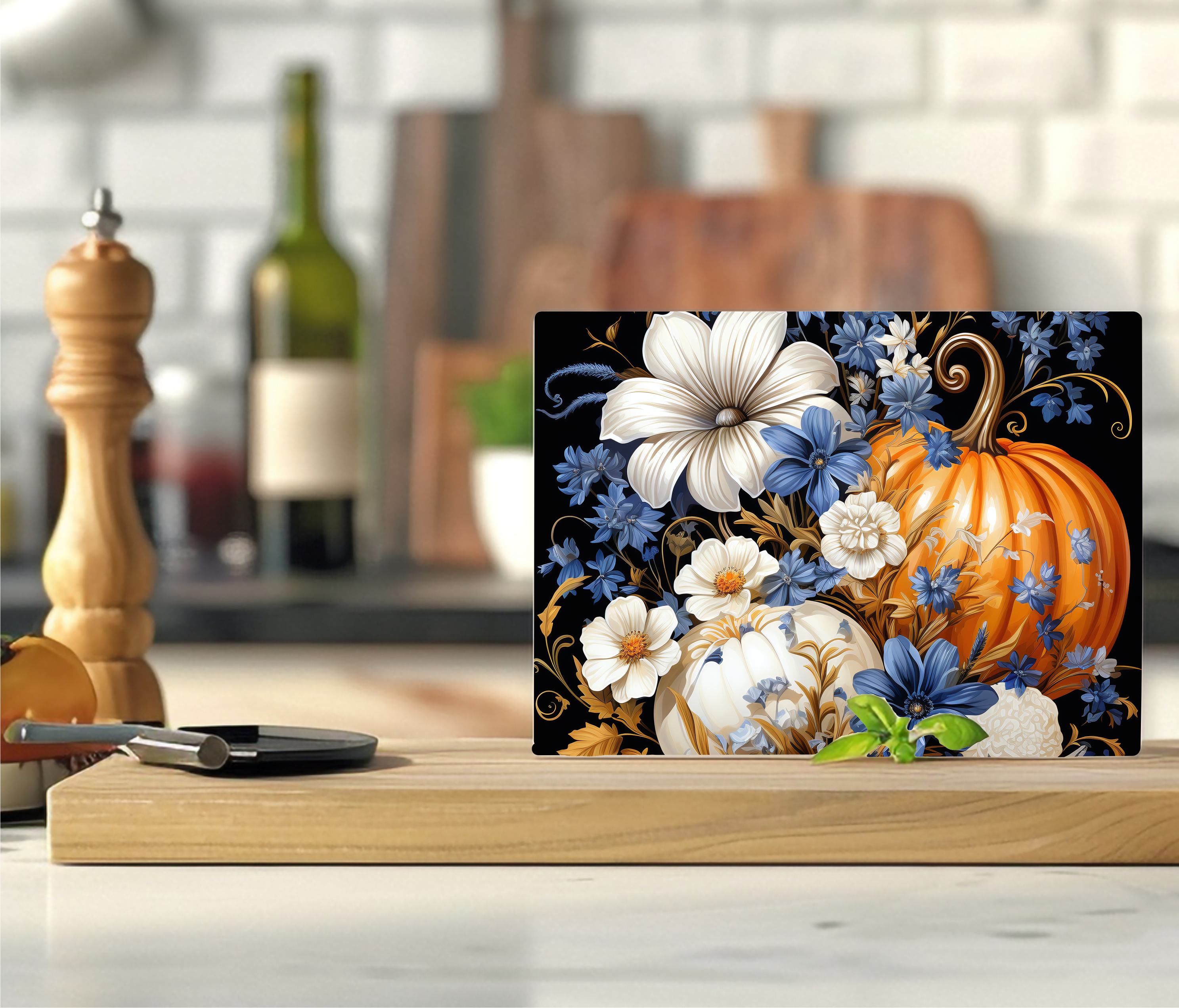 Autumn Pumpkins - Cutting Board - Sublimation Transfer