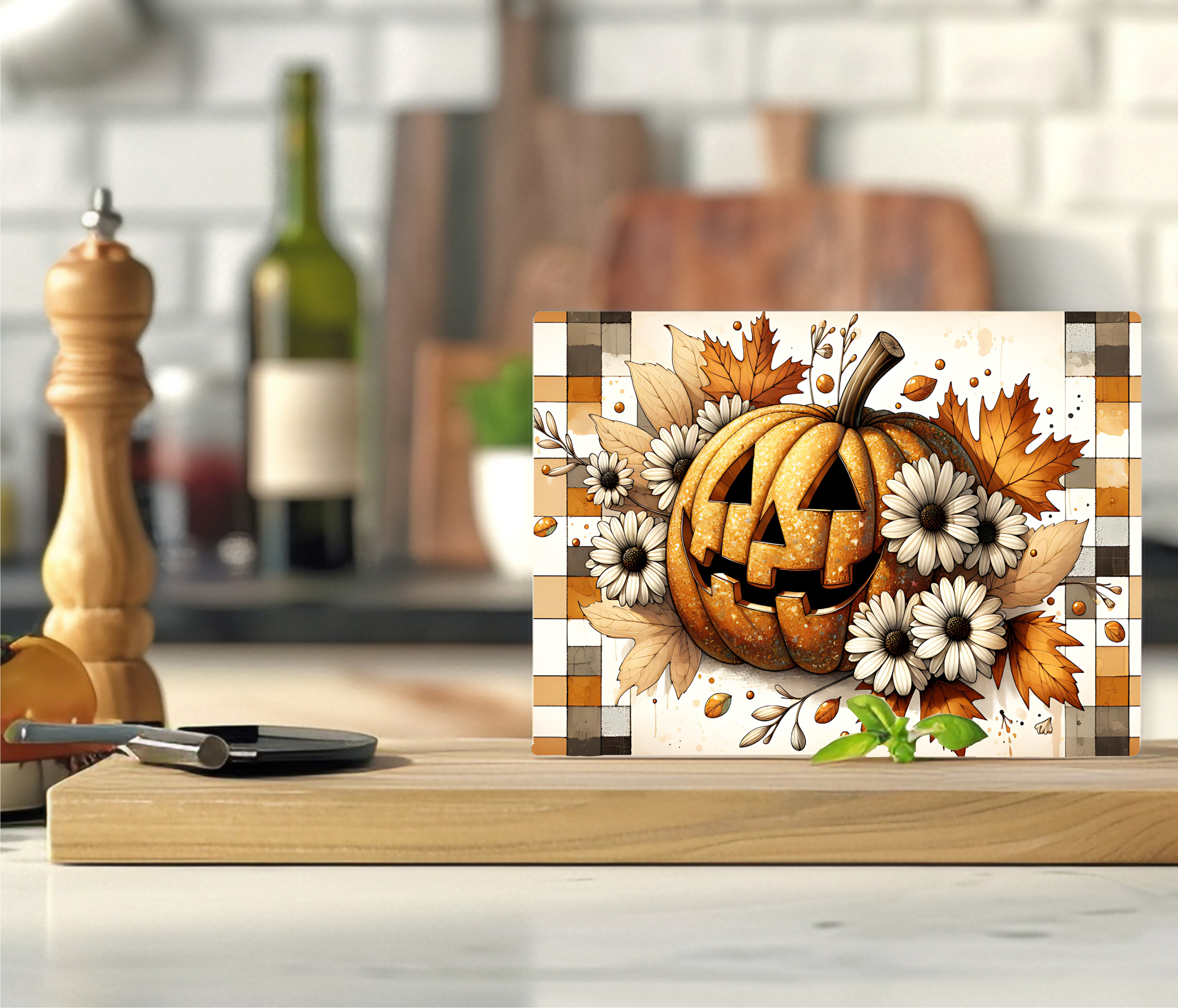 Retro Jacko-lantern - Cutting Board - Sublimation Transfer