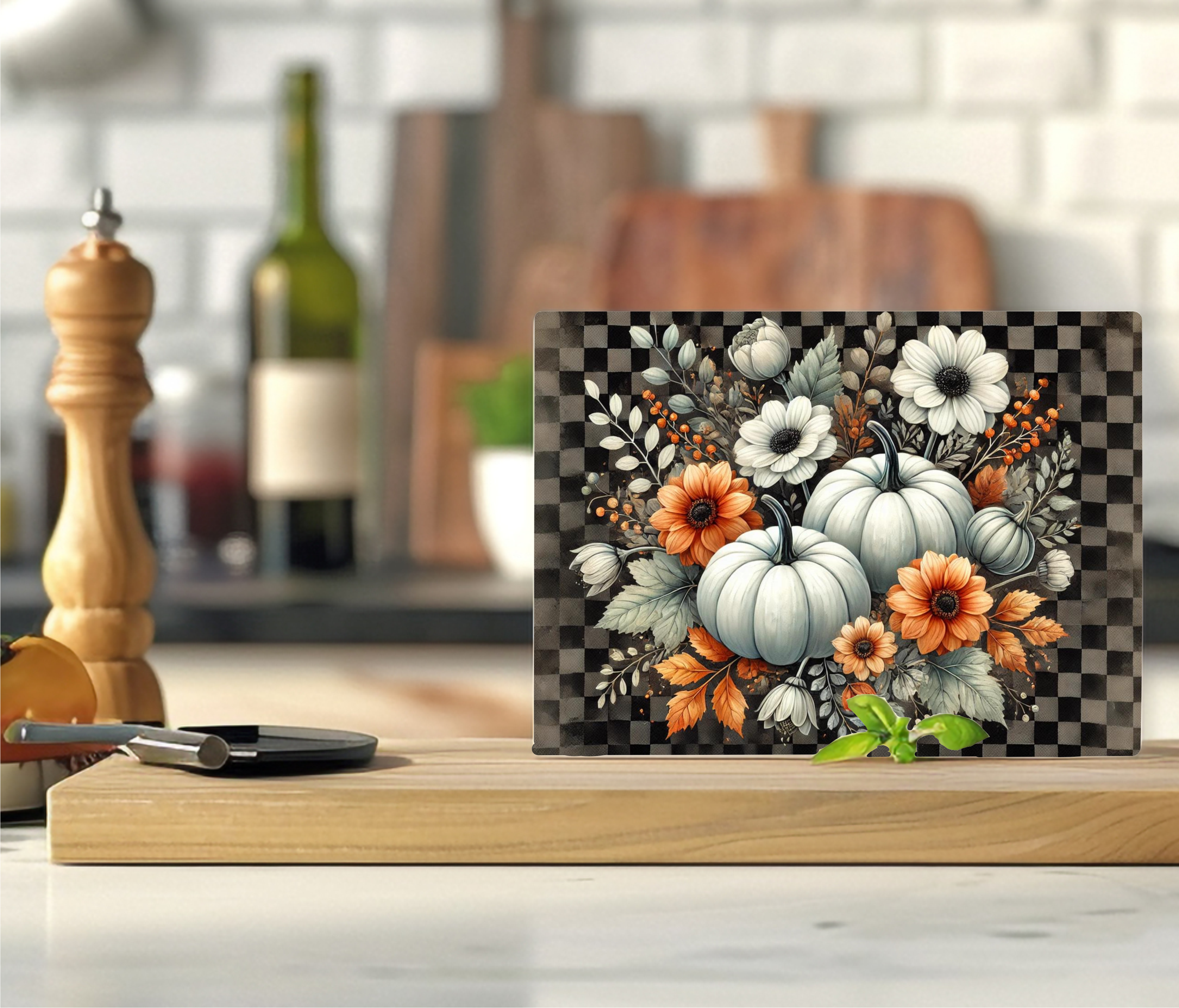 Autumn Pumpkins - Cutting Board - Sublimation Transfer