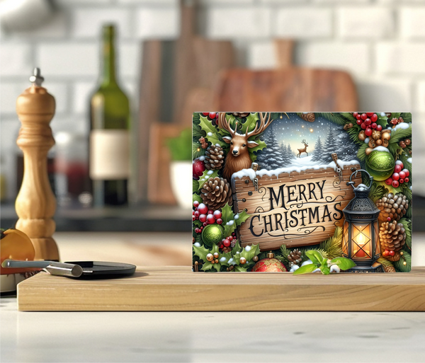 Merry Christmas - Cutting Board - Sublimation Transfer