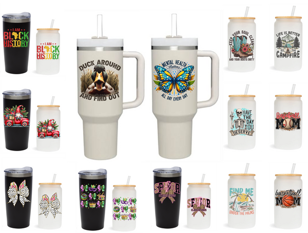 Decals -  UV DTF Transfer Sticker - Overstock