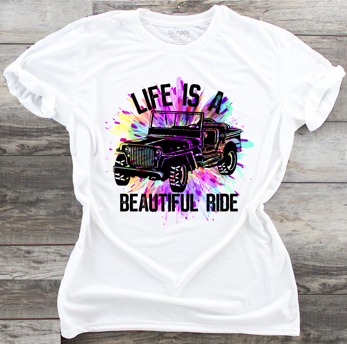 Life Is A Beautiful Ride - DTF Transfer