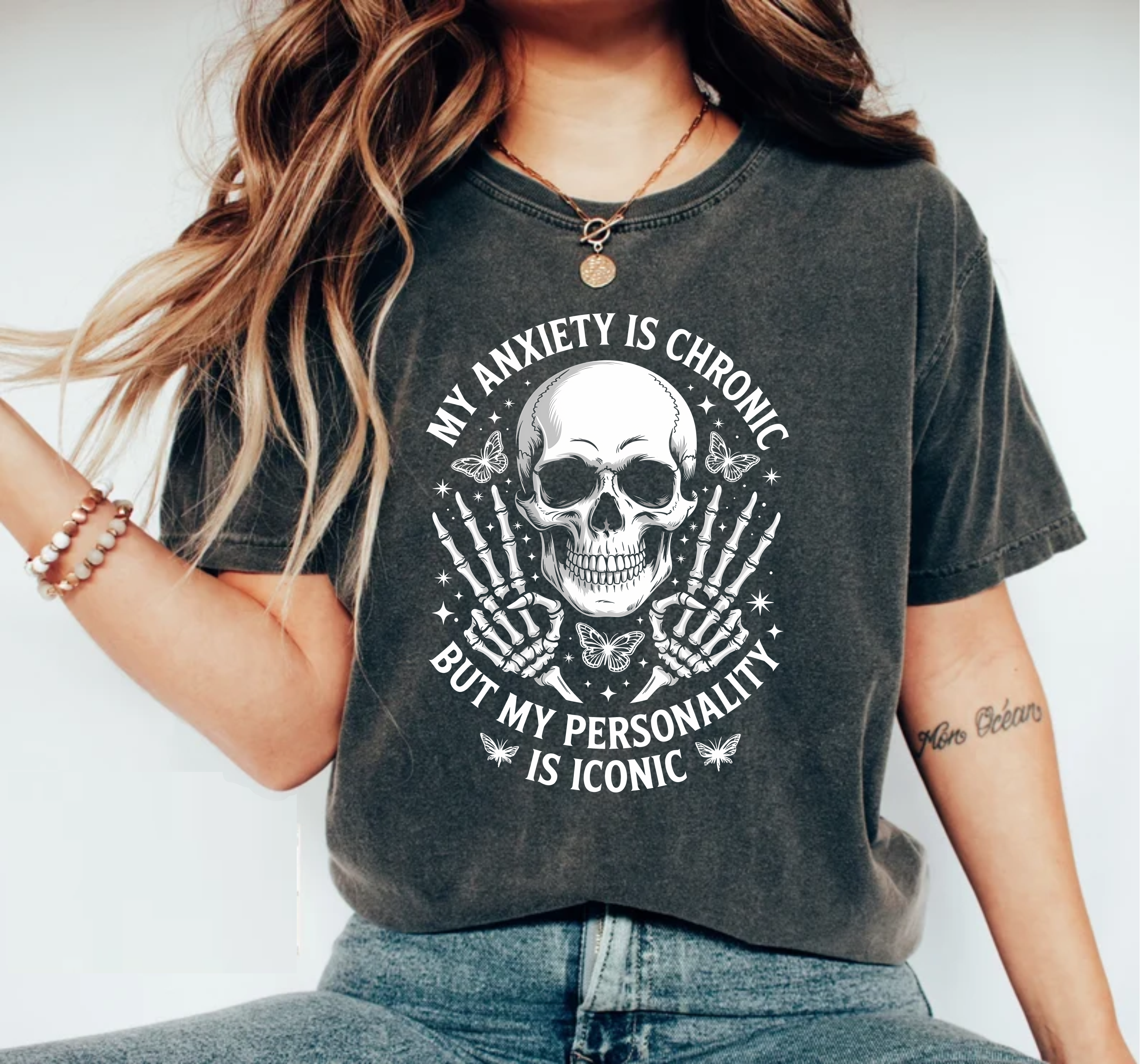 My Anxiety Is Chronic, But My Personality Is Iconic - DTF Transfer