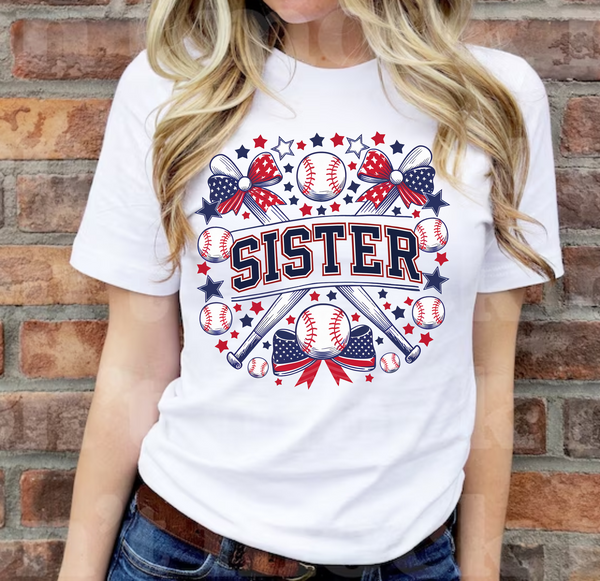 Baseball Sister - DTF Transfer