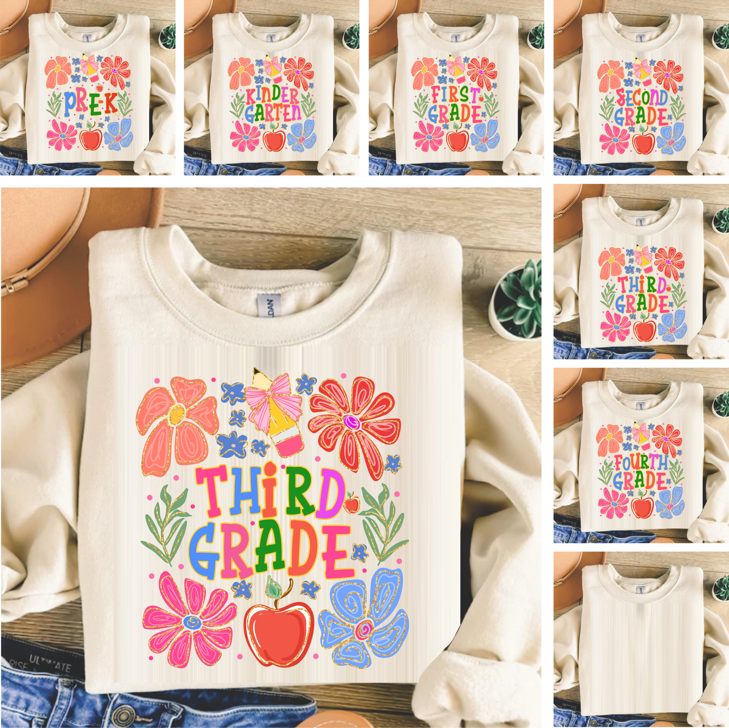 Boho Floral - DTF Transfer