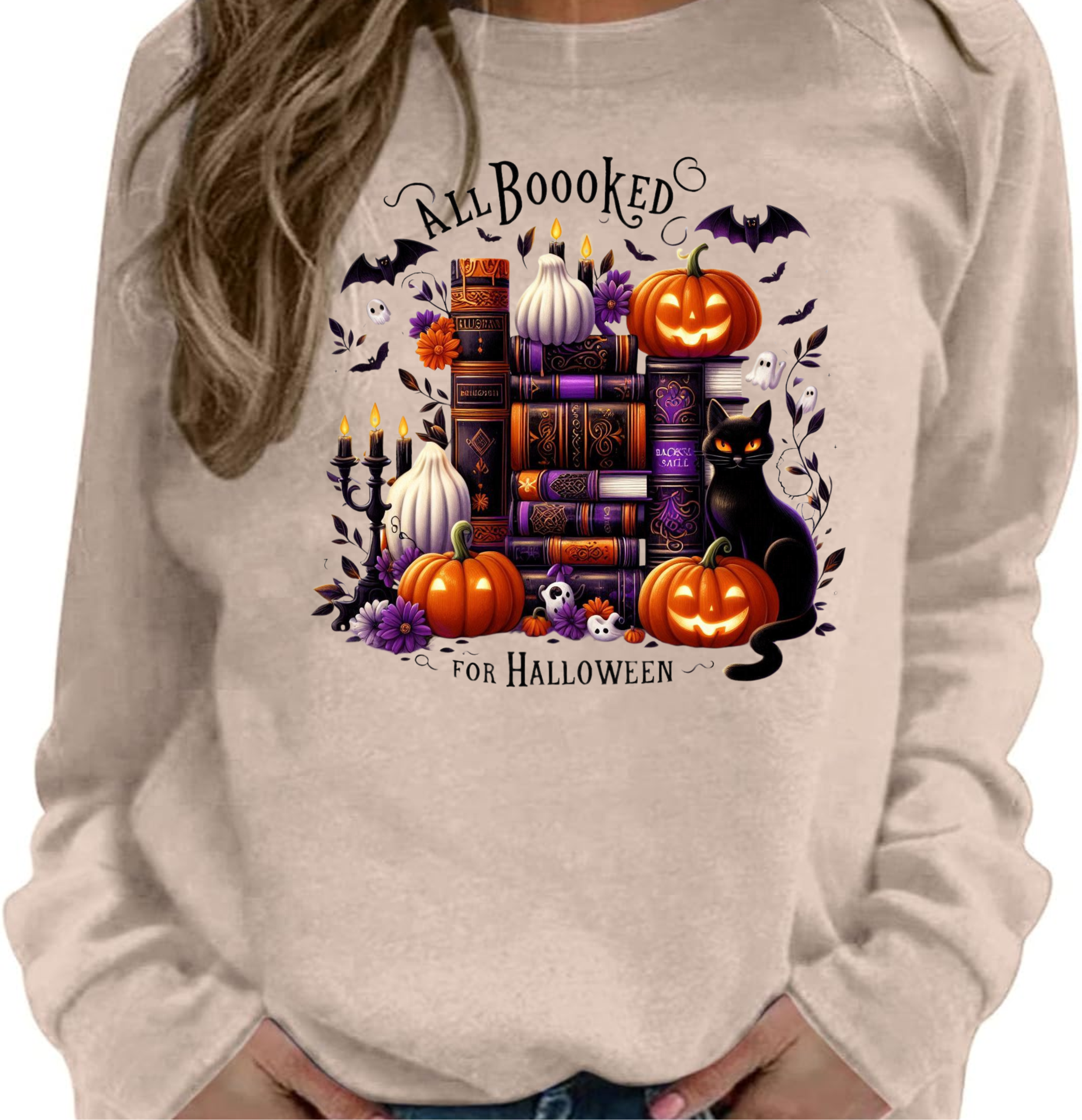 All Boooked For Halloween - DTF Transfer