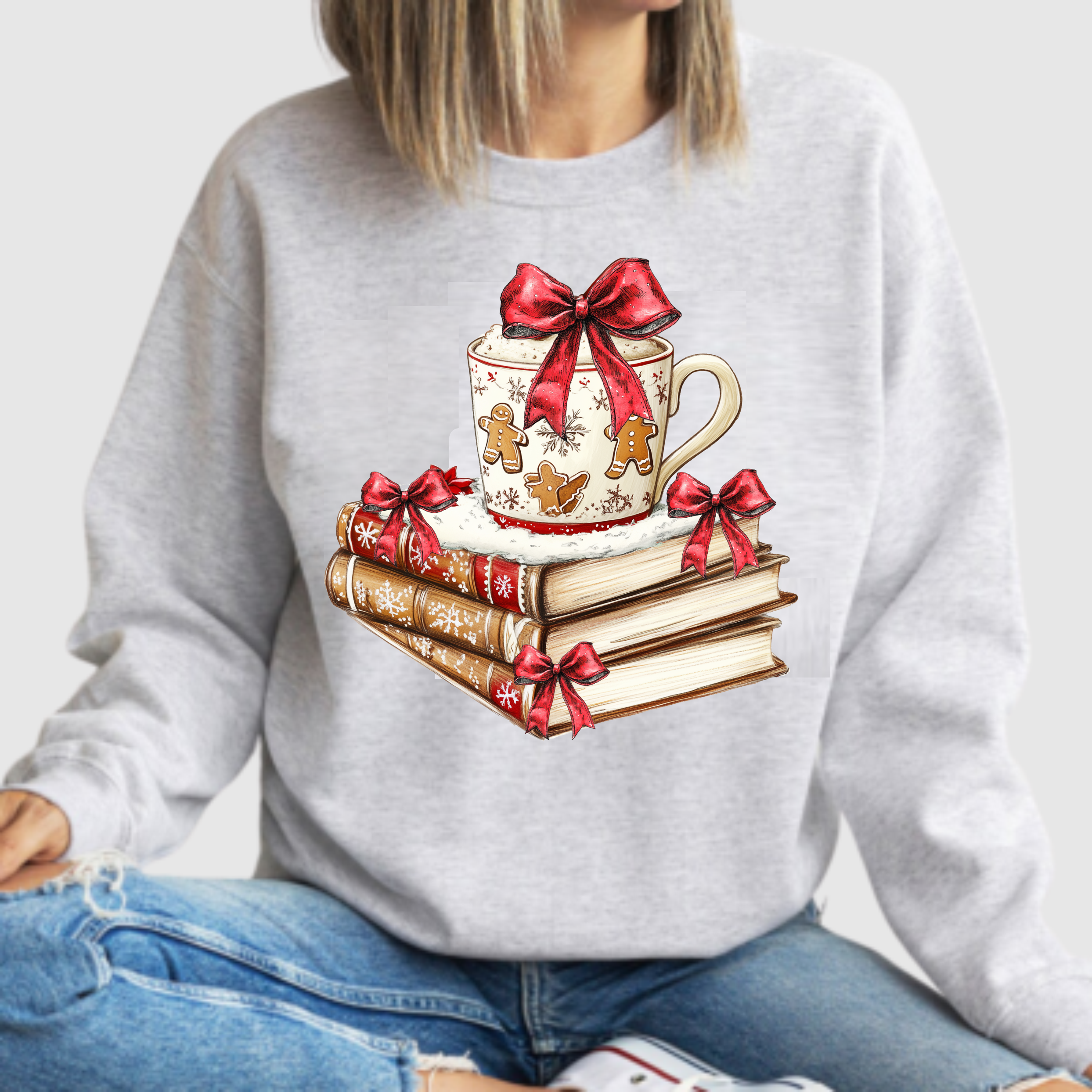 Christmas Stack Books - DTF Transfer