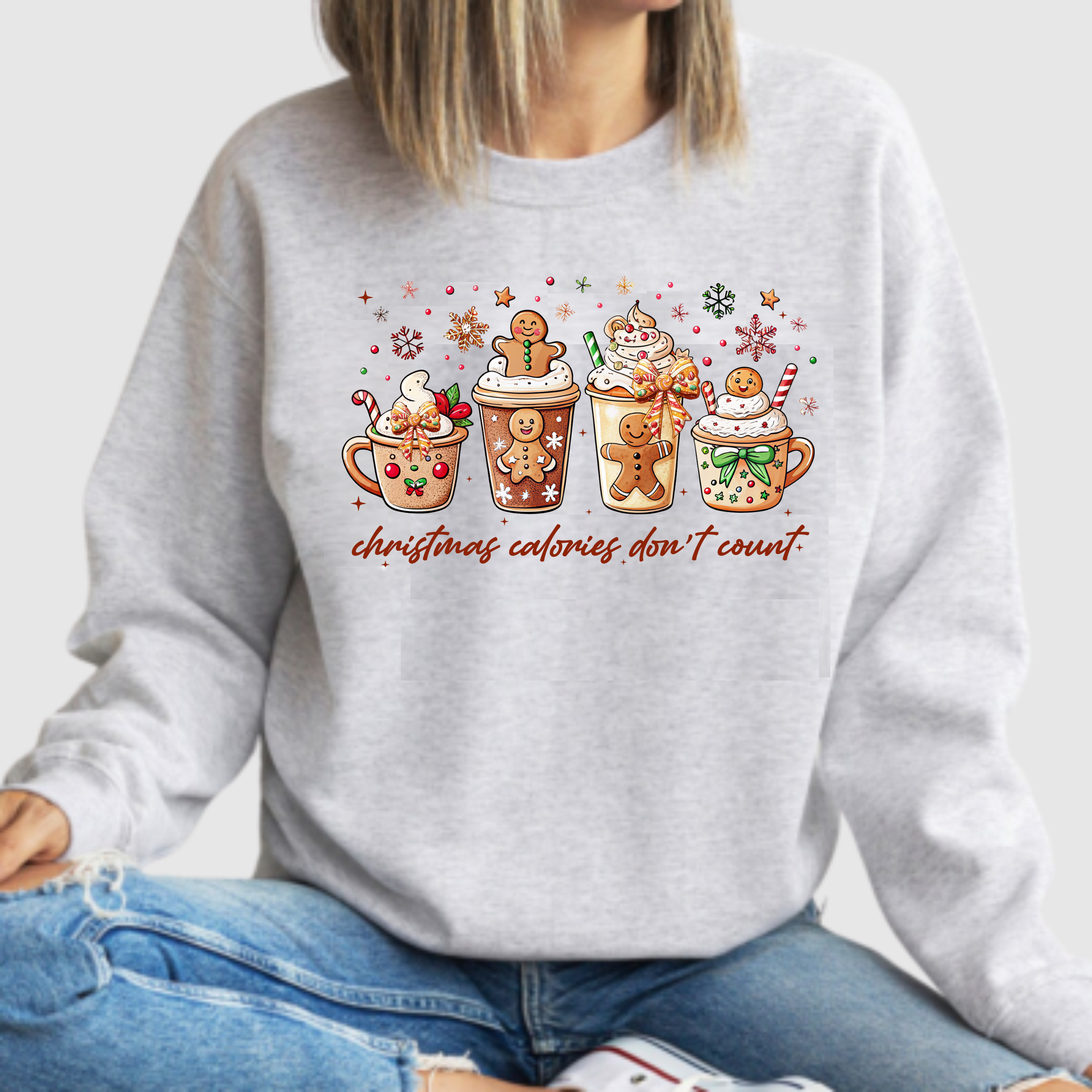 Christmas Calories Don't Count - DTF Transfer