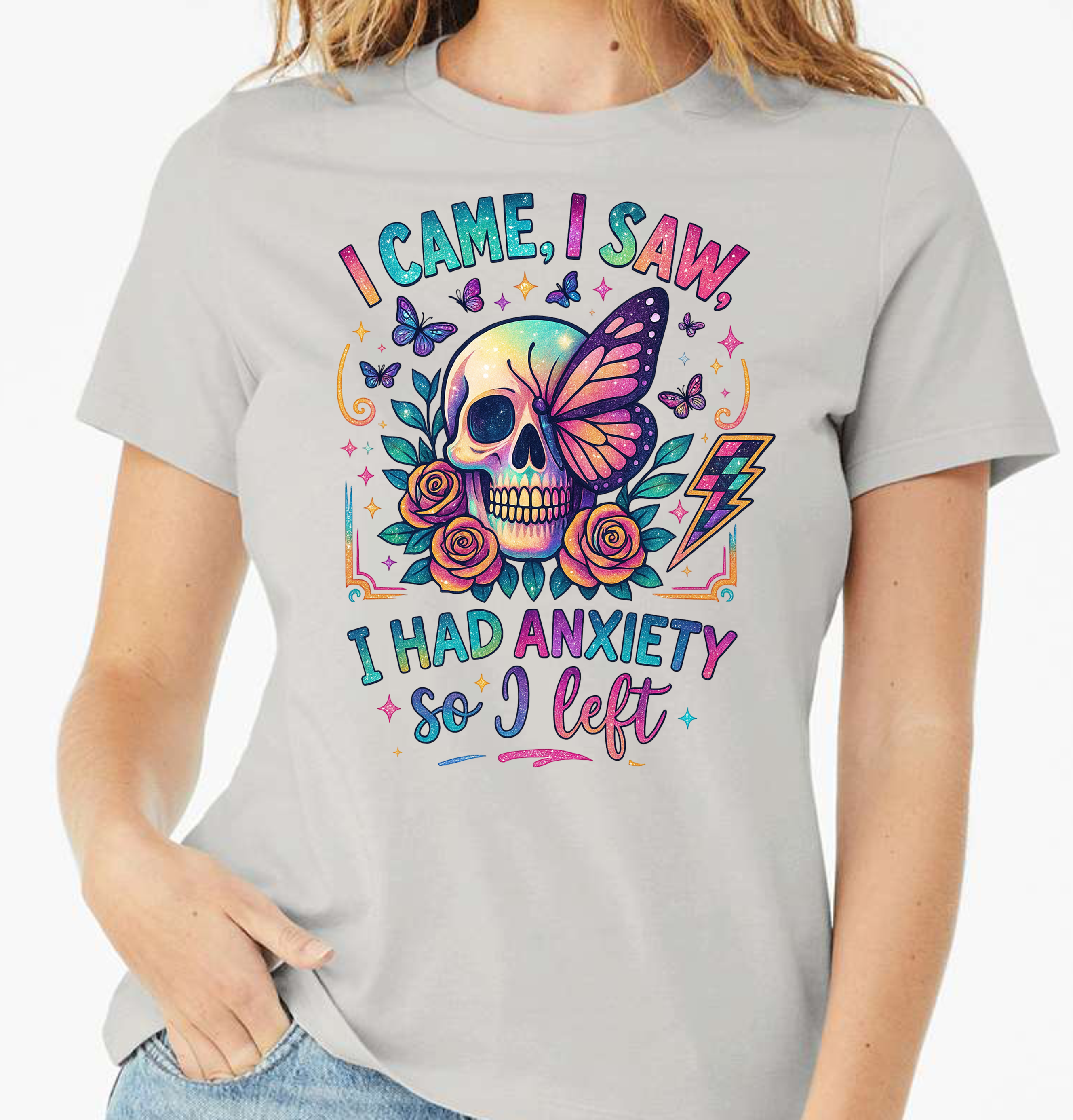 I Came, I Saw, Had Anxiety So I Left - DTF Transfer