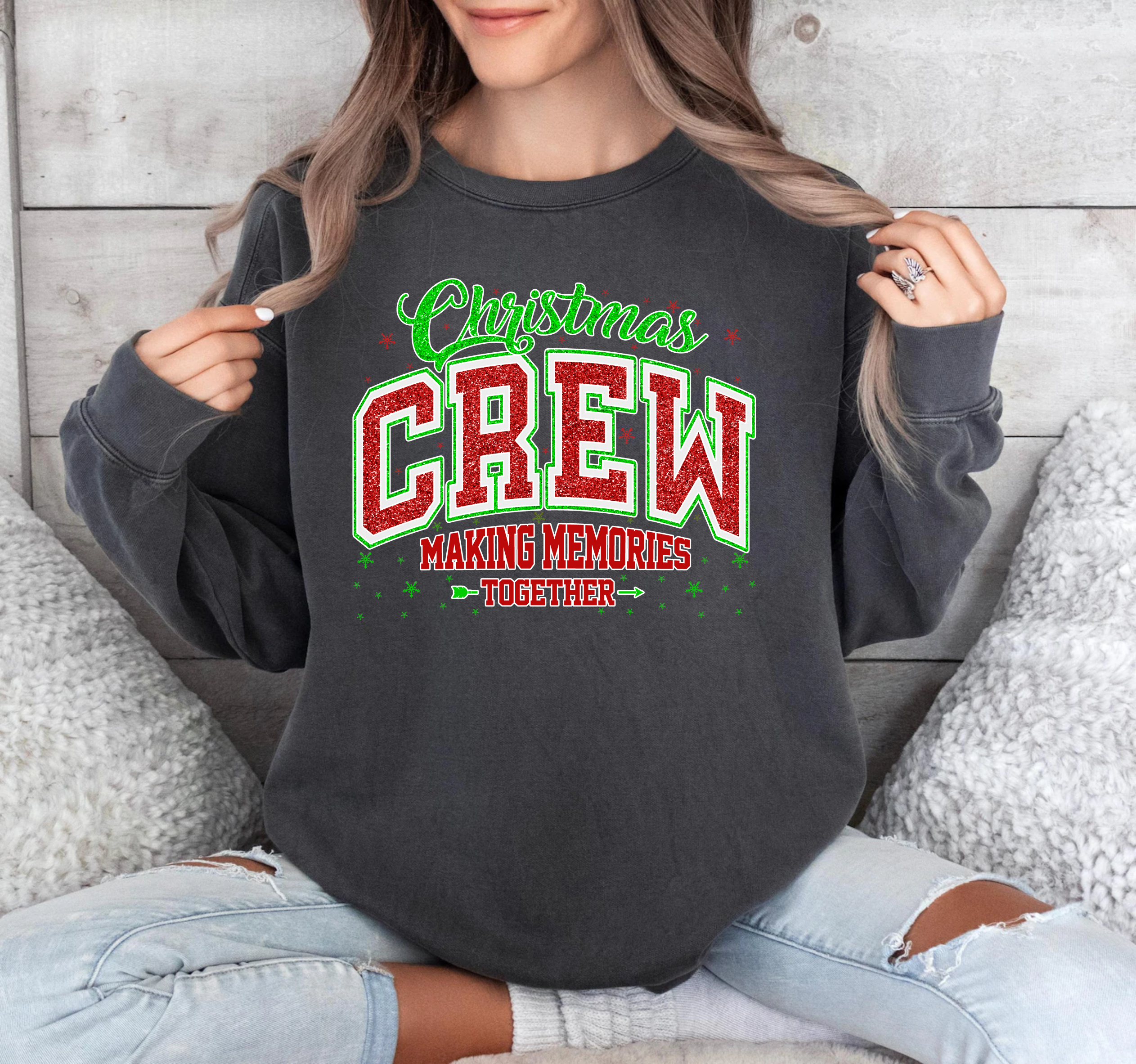 Christmas Crew Making Memories Together - DTF Transfer