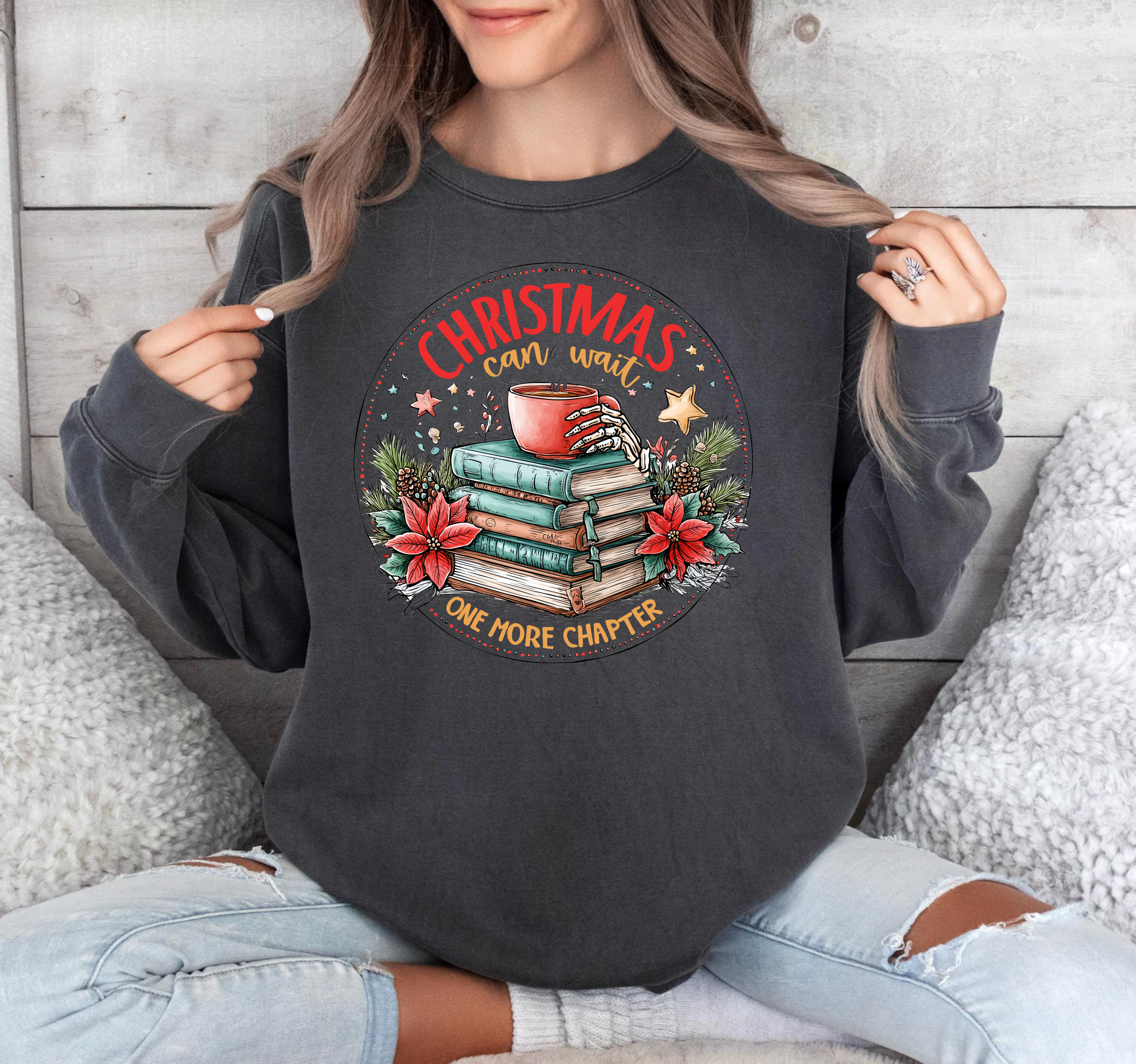 Christmas Can Wait, One More Chapter - DTF Transfer