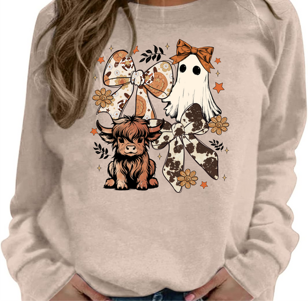 Ghost & Shaggy Cow - DTF Transfer