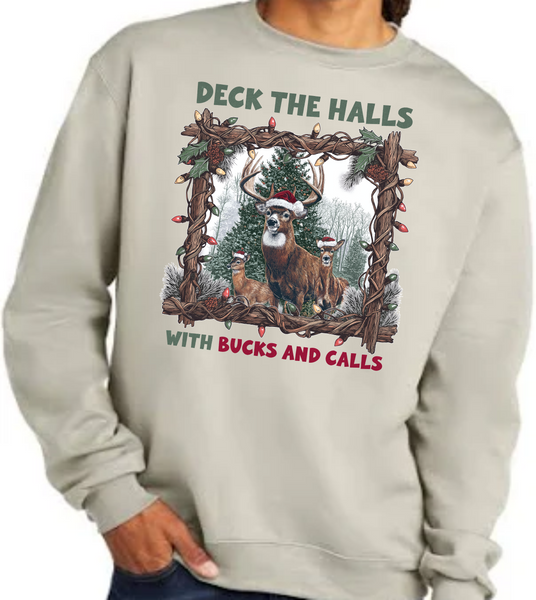 Deck The Halls With Bucks & Calls - DTF Transfer