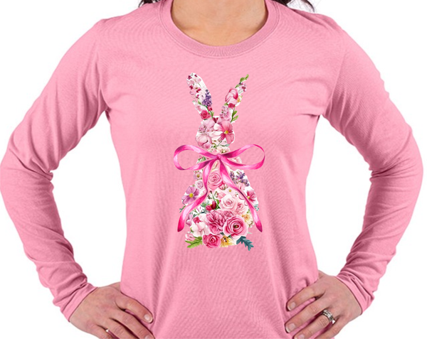 Floral Bunny - DTF Transfer