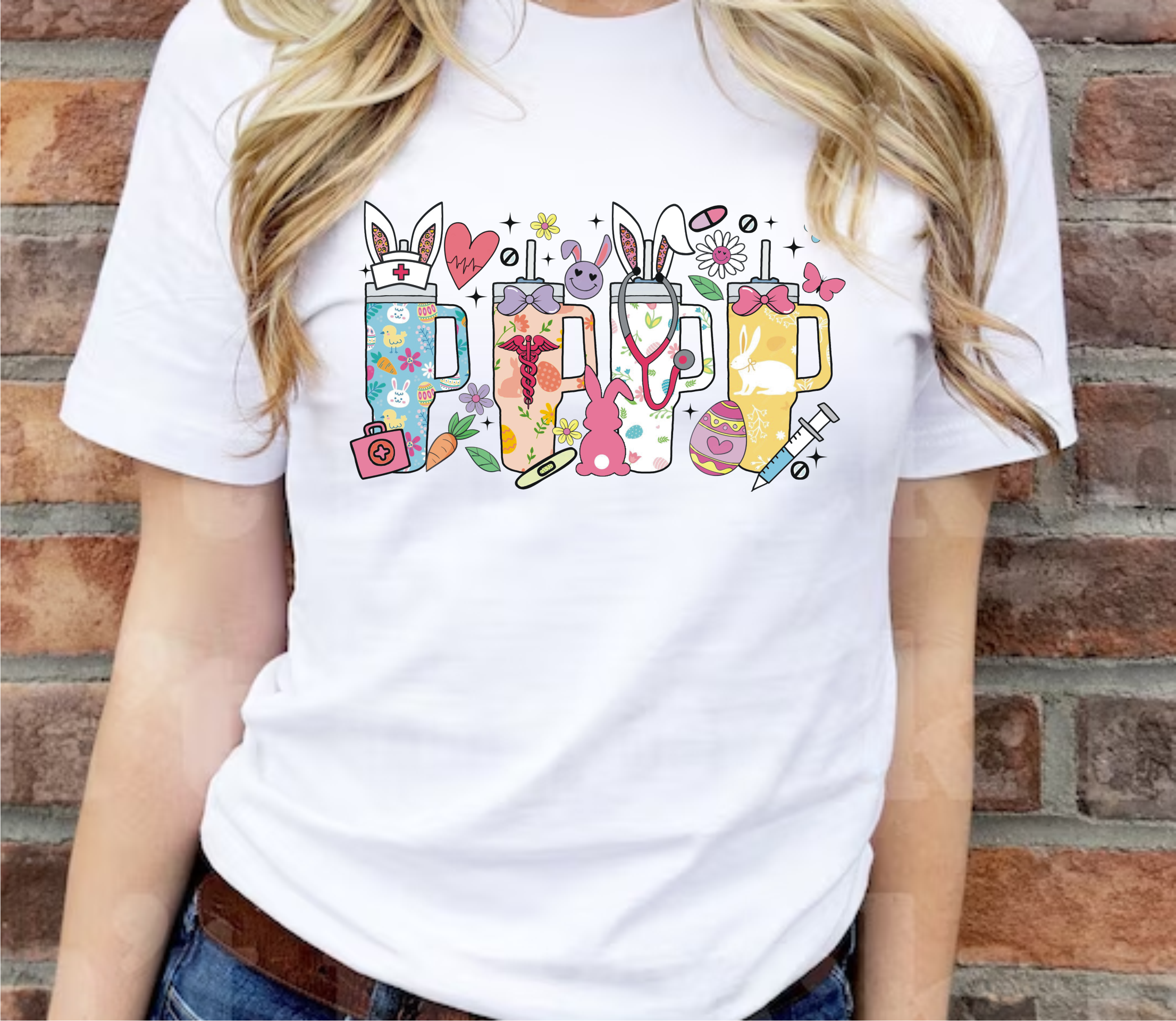 Easter Healthcare Cups- DTF Transfer