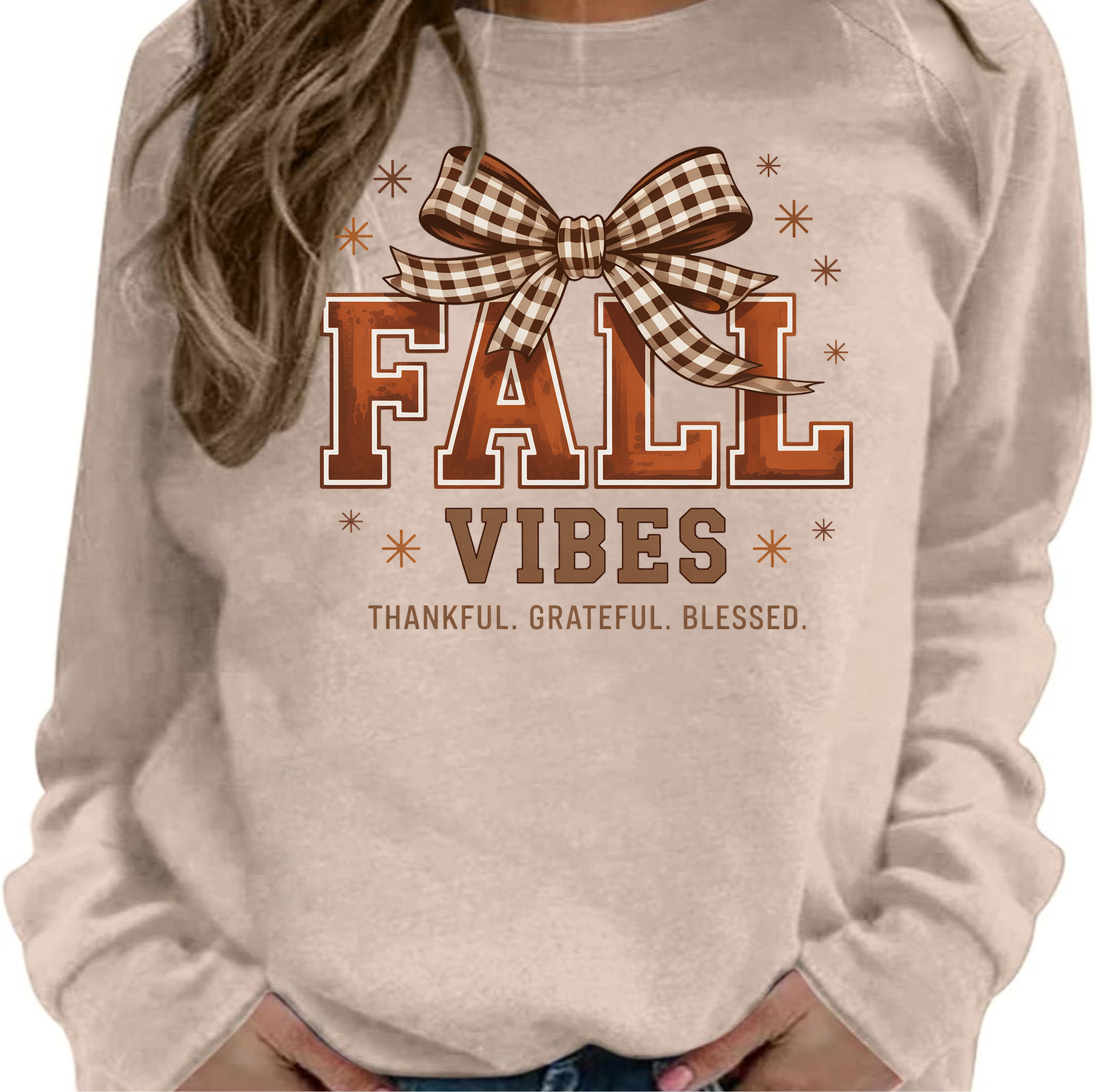 Fall Vibes, Thankful. Grateful. Blessed.- DTF Transfer