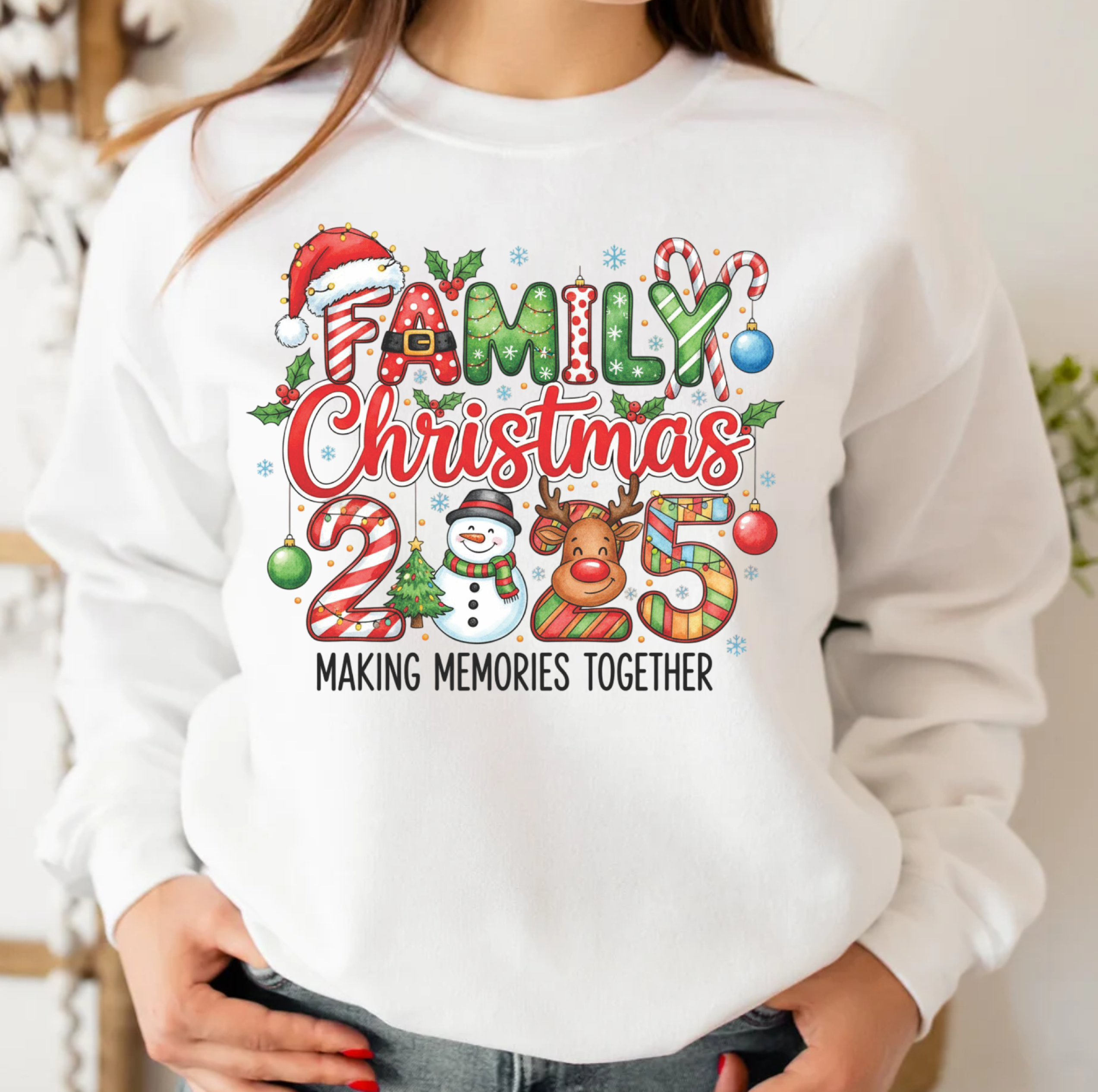 Family Christmas 2025, Making Memories Together - DTF Transfer