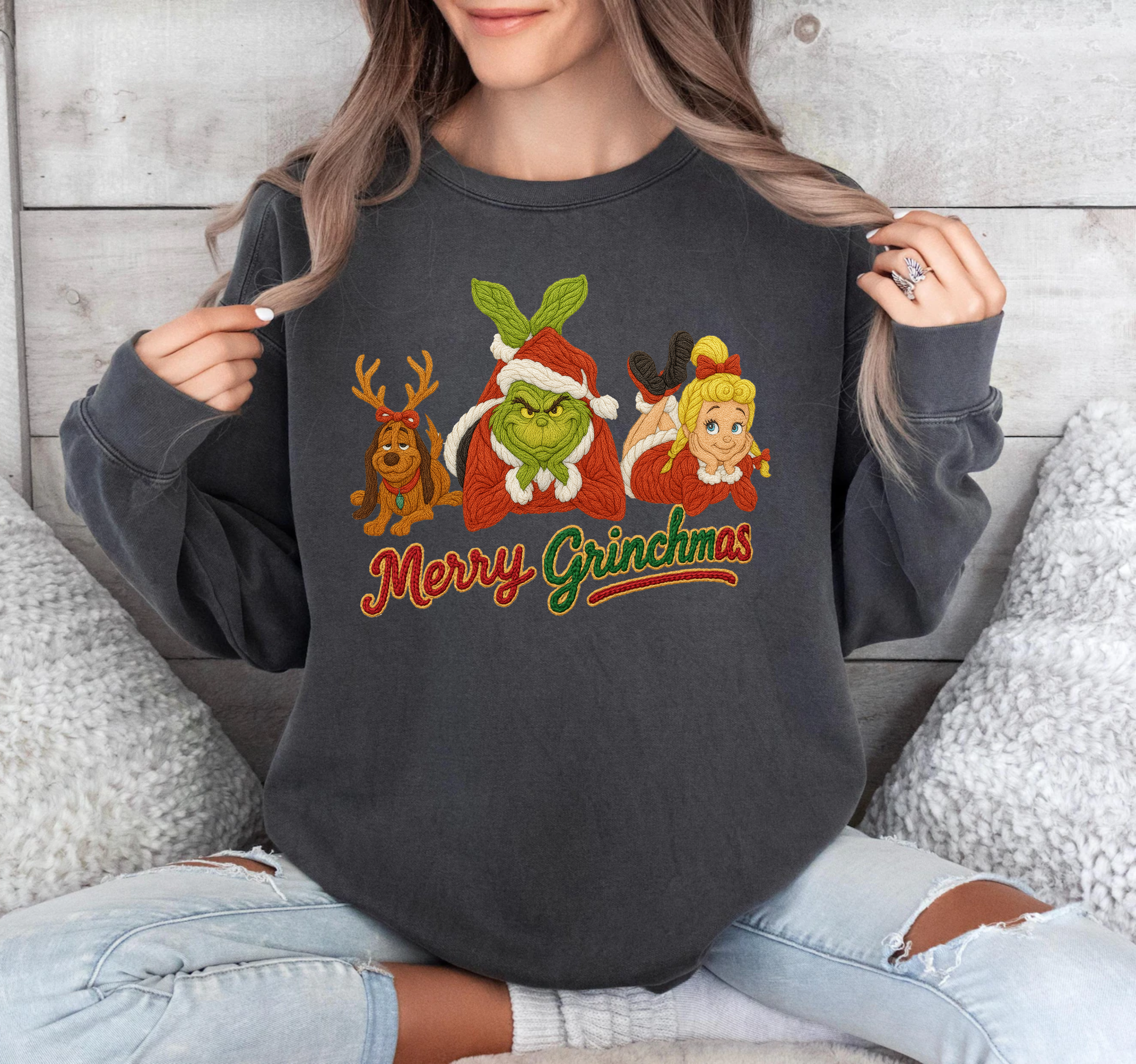 Faux Crochet Yarn - Character - DTF Transfer