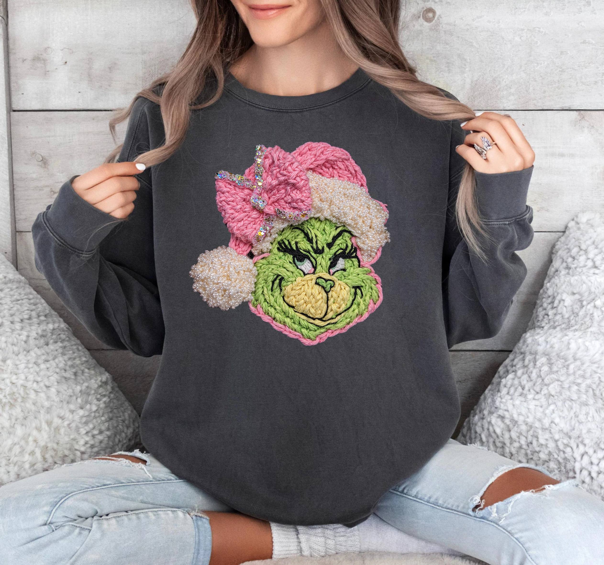 Faux Crochet Yarn - Character - DTF Transfer