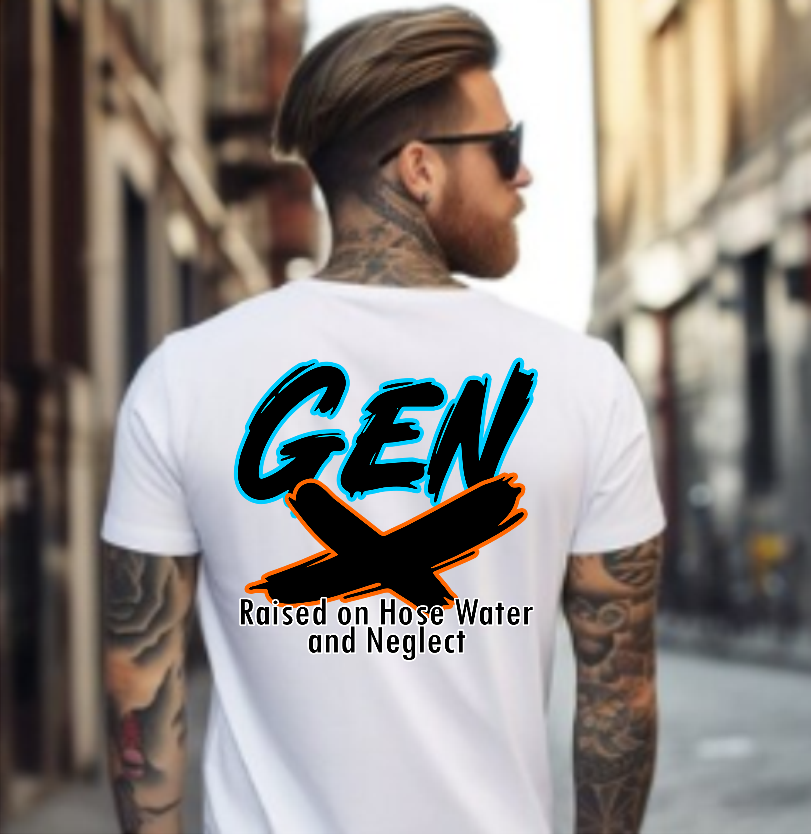 Gen X Raised On Hose Water & Neglect - DTF Transfer