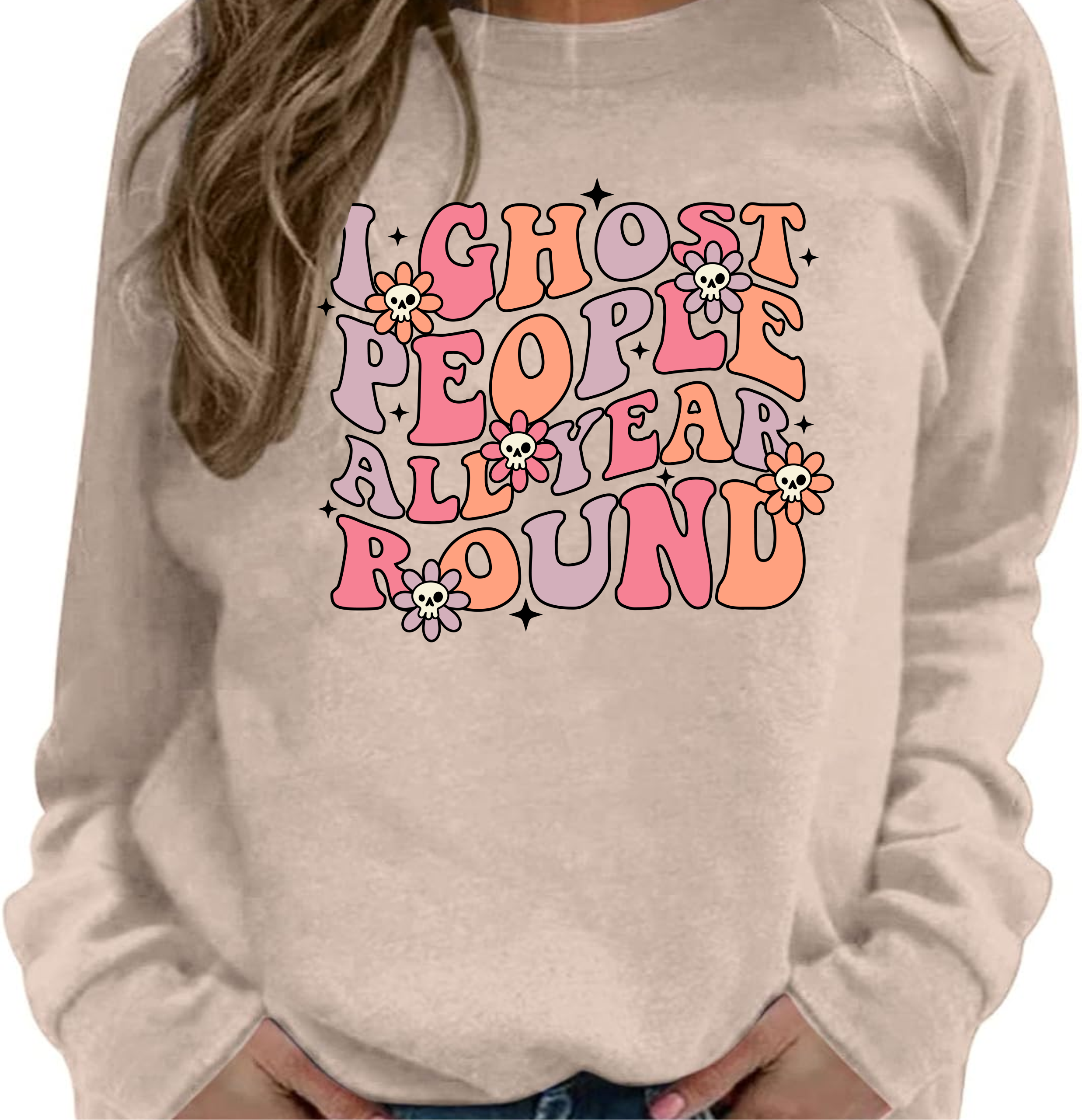 I Ghost People All Year Round - Sublimation Transfer
