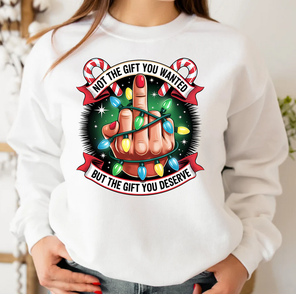 Not The Gift You Wanted, But The Gift You Deserve - DTF Transfer