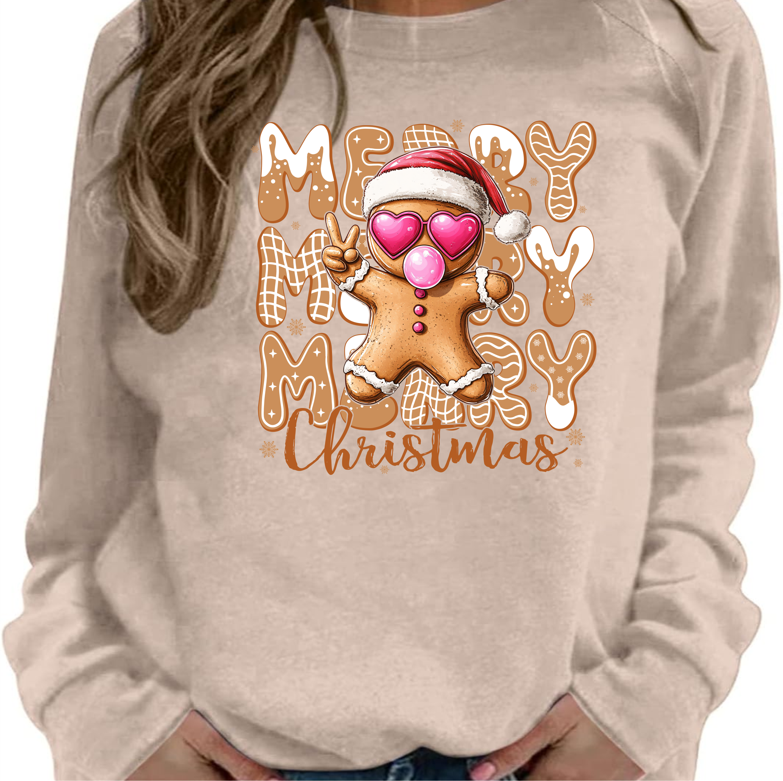 Gingerbread Man - DTF Transfer