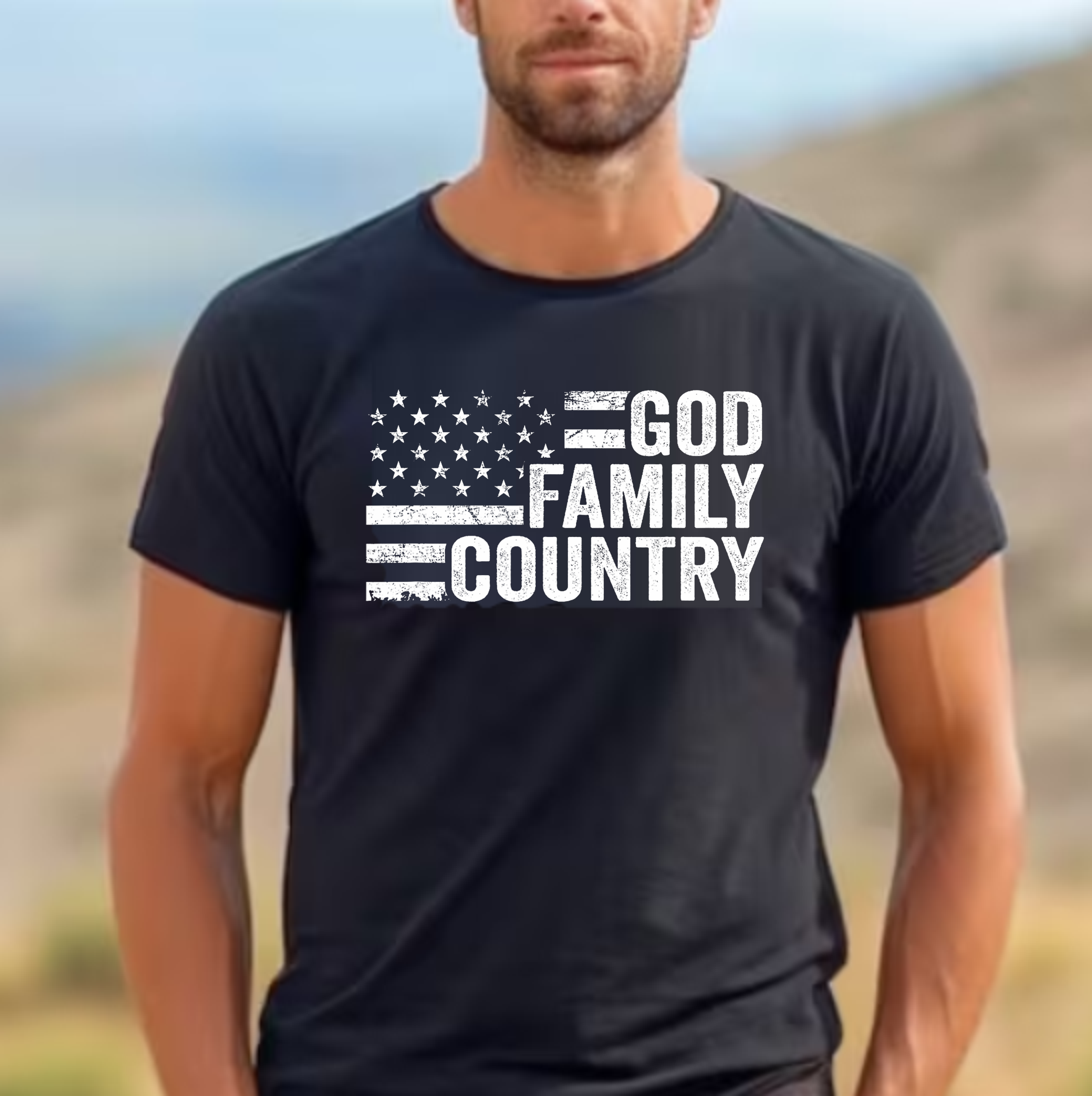God Family Country - DTF Transfer