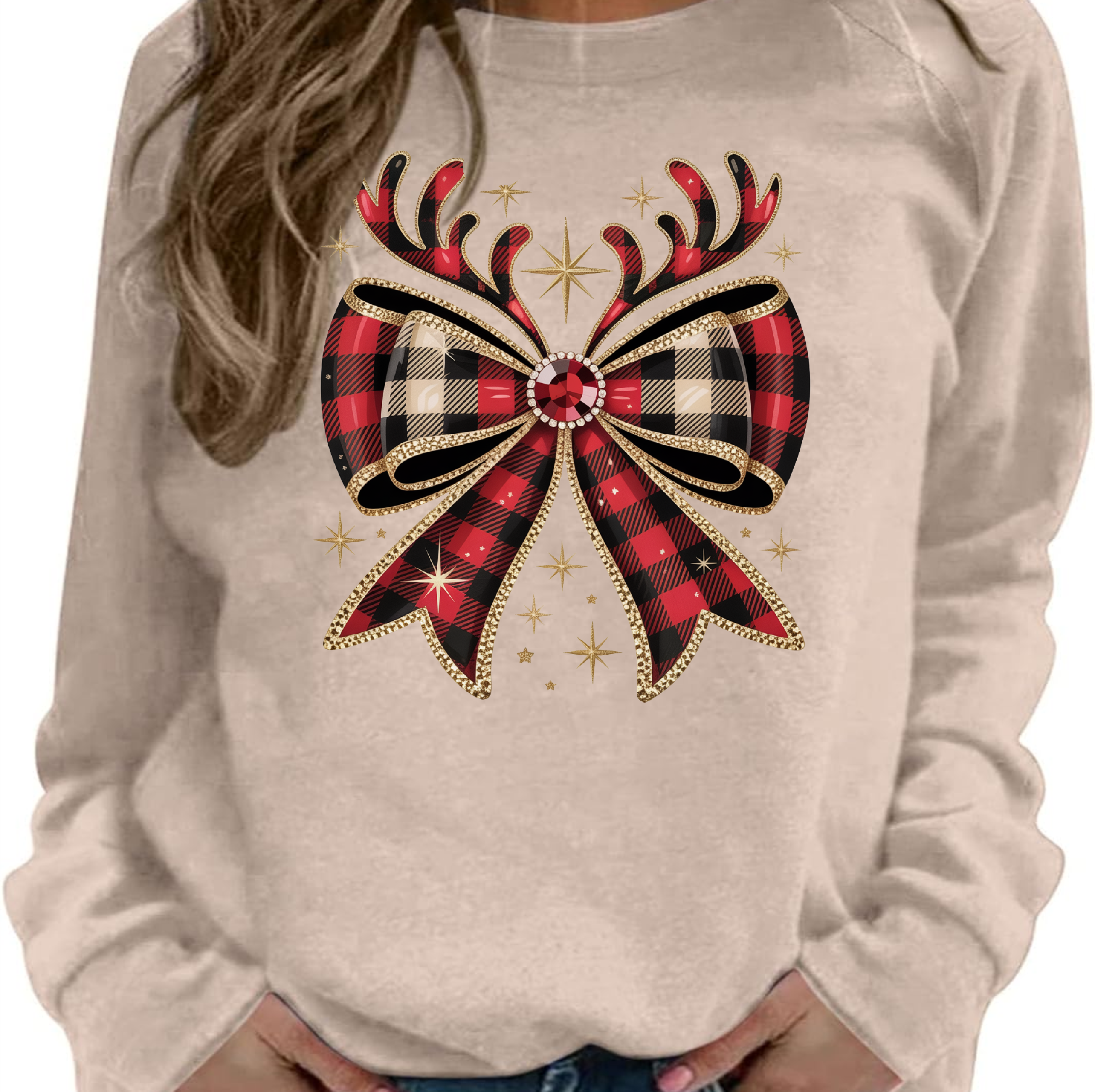 Christmas Bow - DTF Transfer