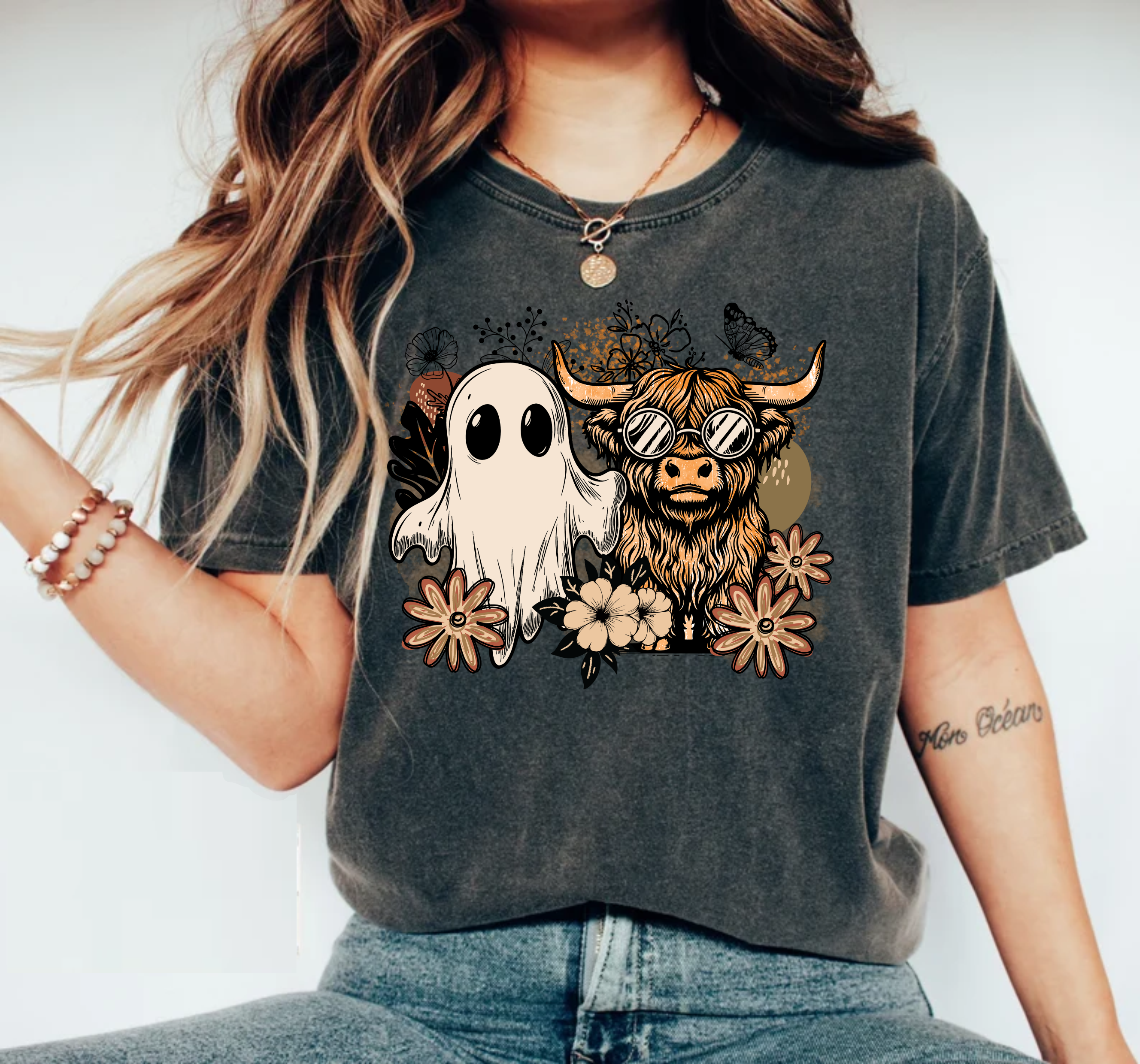 Ghost & Cow - DTF Transfer