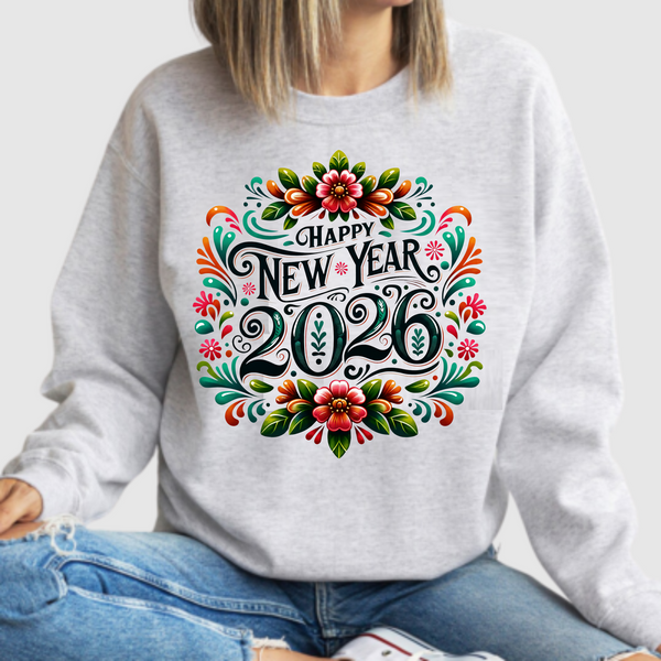 Happy New Year 2026  - DTF Transfer