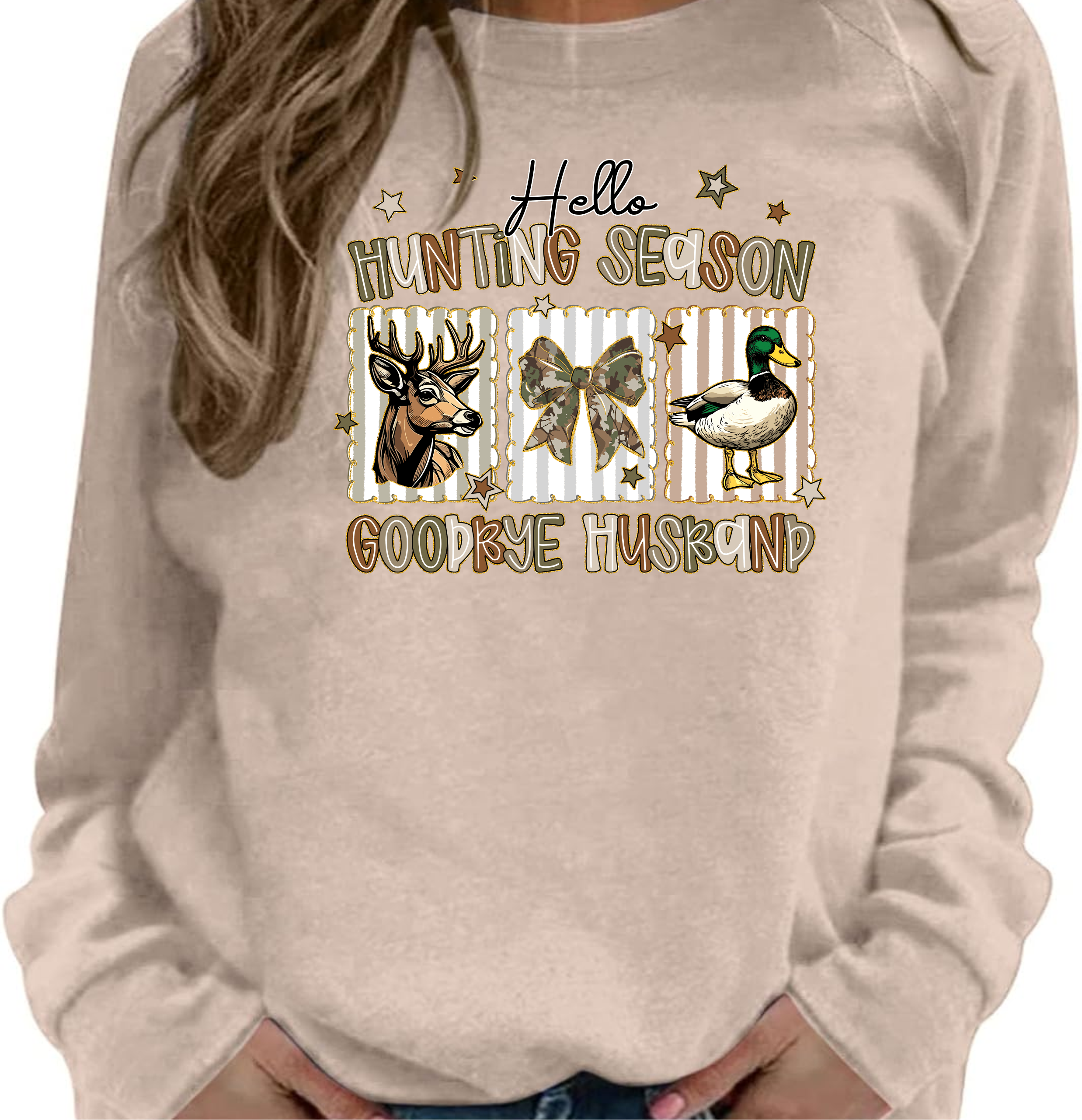 Hello Hunting Season, Goodbye Husband - DTF Transfer