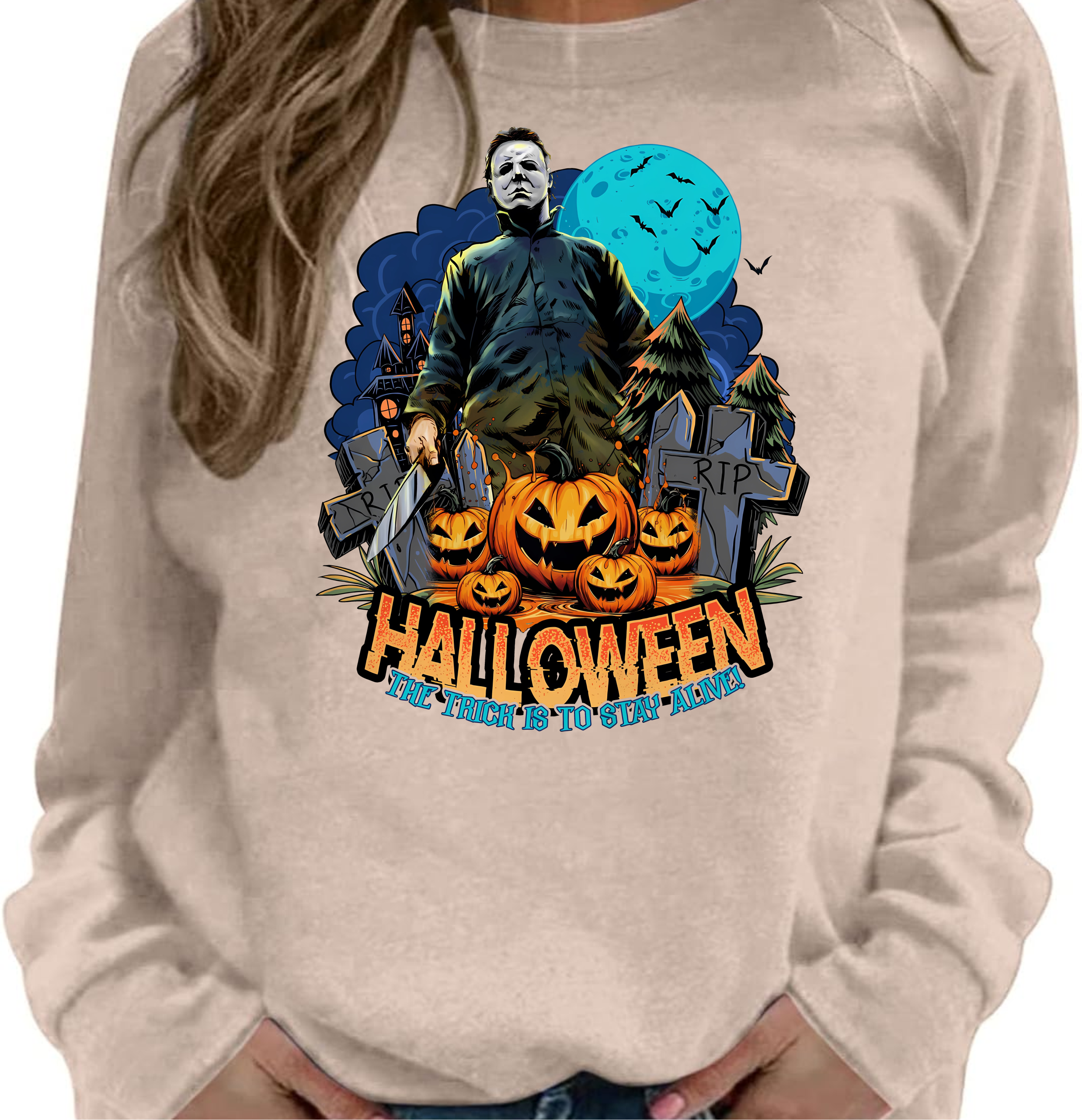 Halloween, The Trick Is To Stay Alive - DTF Transfer