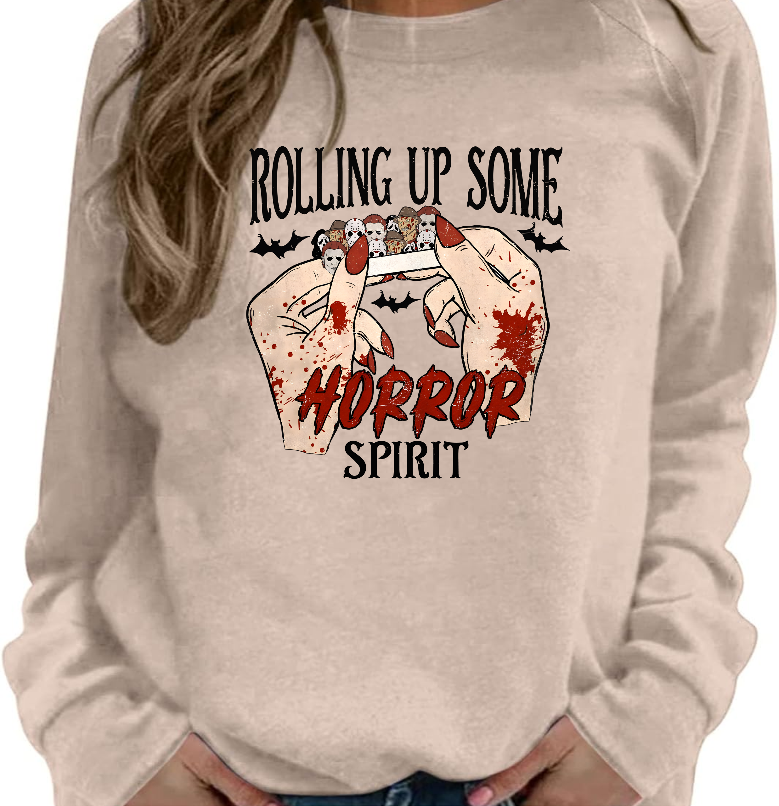 Rolling Up Some Horror Spirit - DTF Transfer