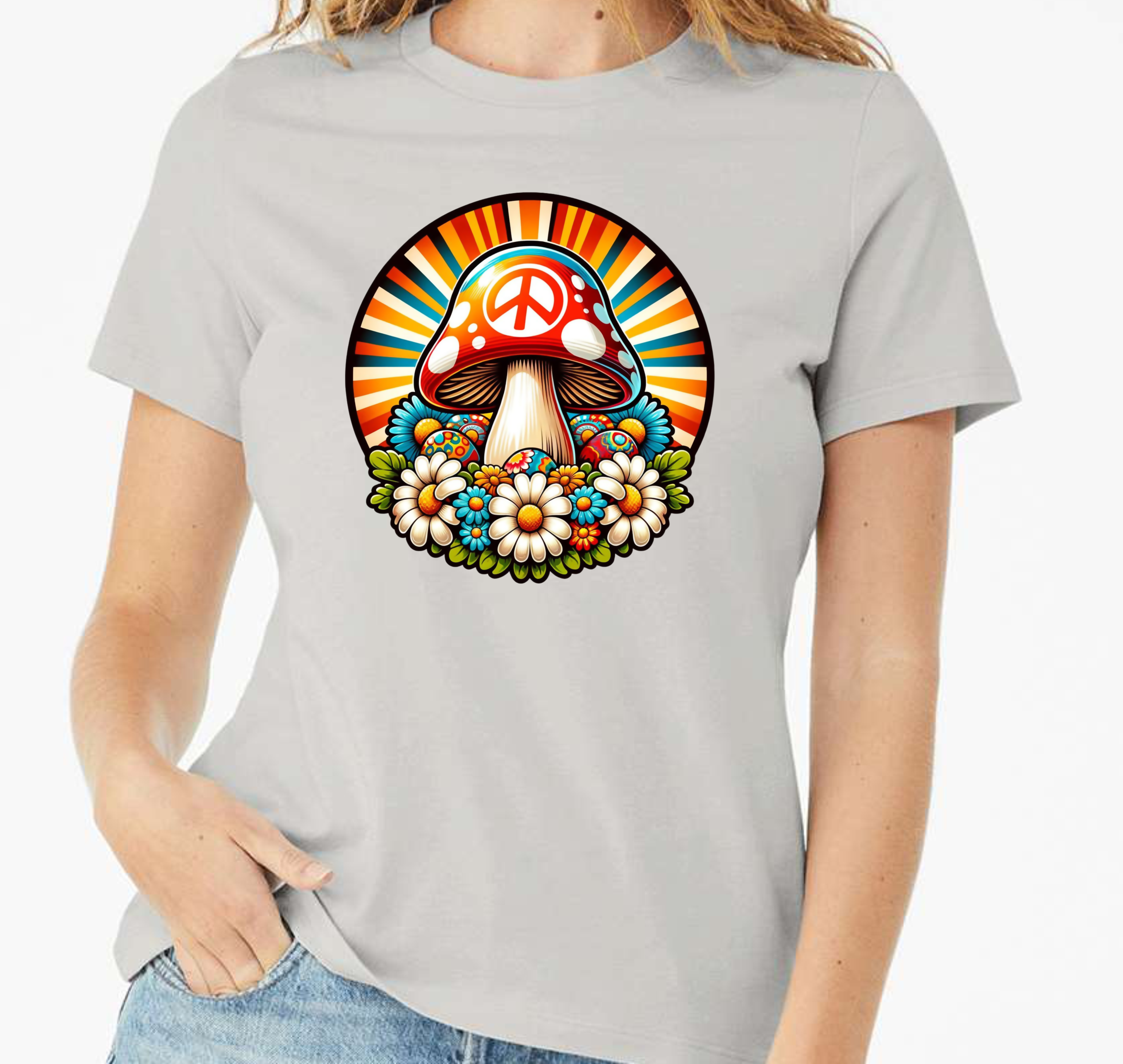 Retro Mushroom - DTF Transfer
