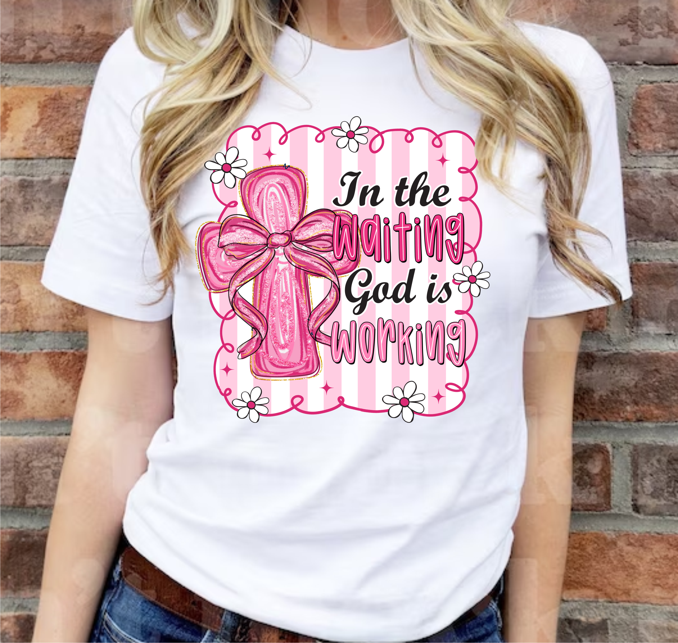 In The Waiting, God Is Working - DTF Transfer