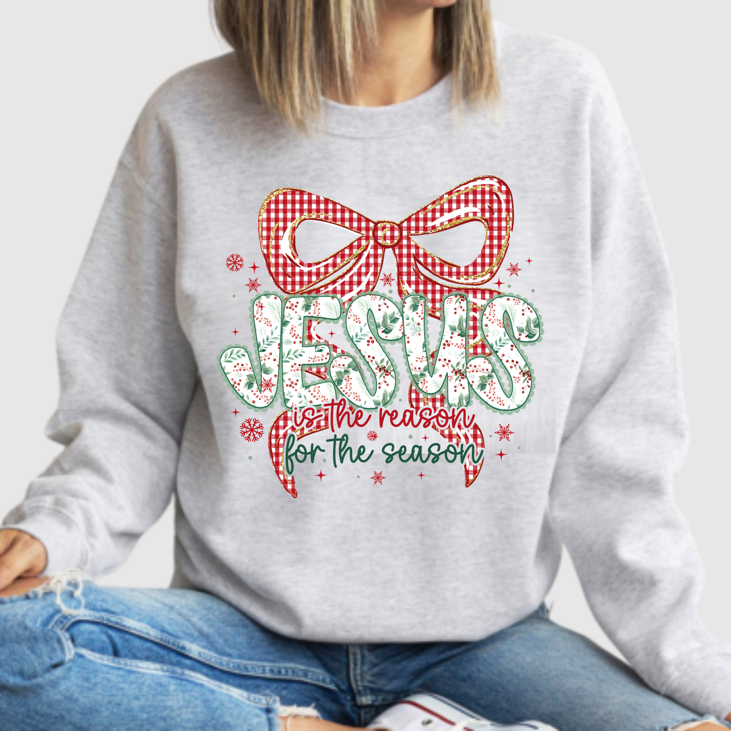 Jesus Is The Reason For The Season - DTF Transfer