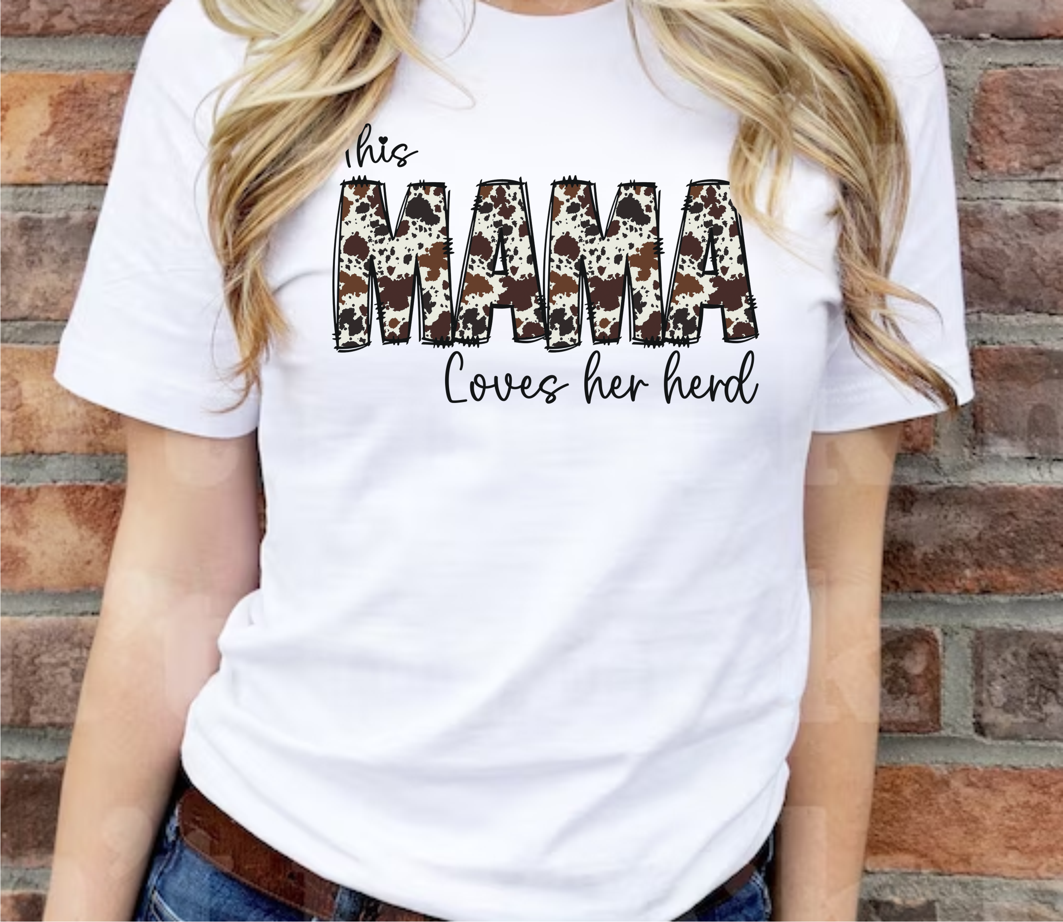 This Mama Loves Her Herd - DTF Transfer