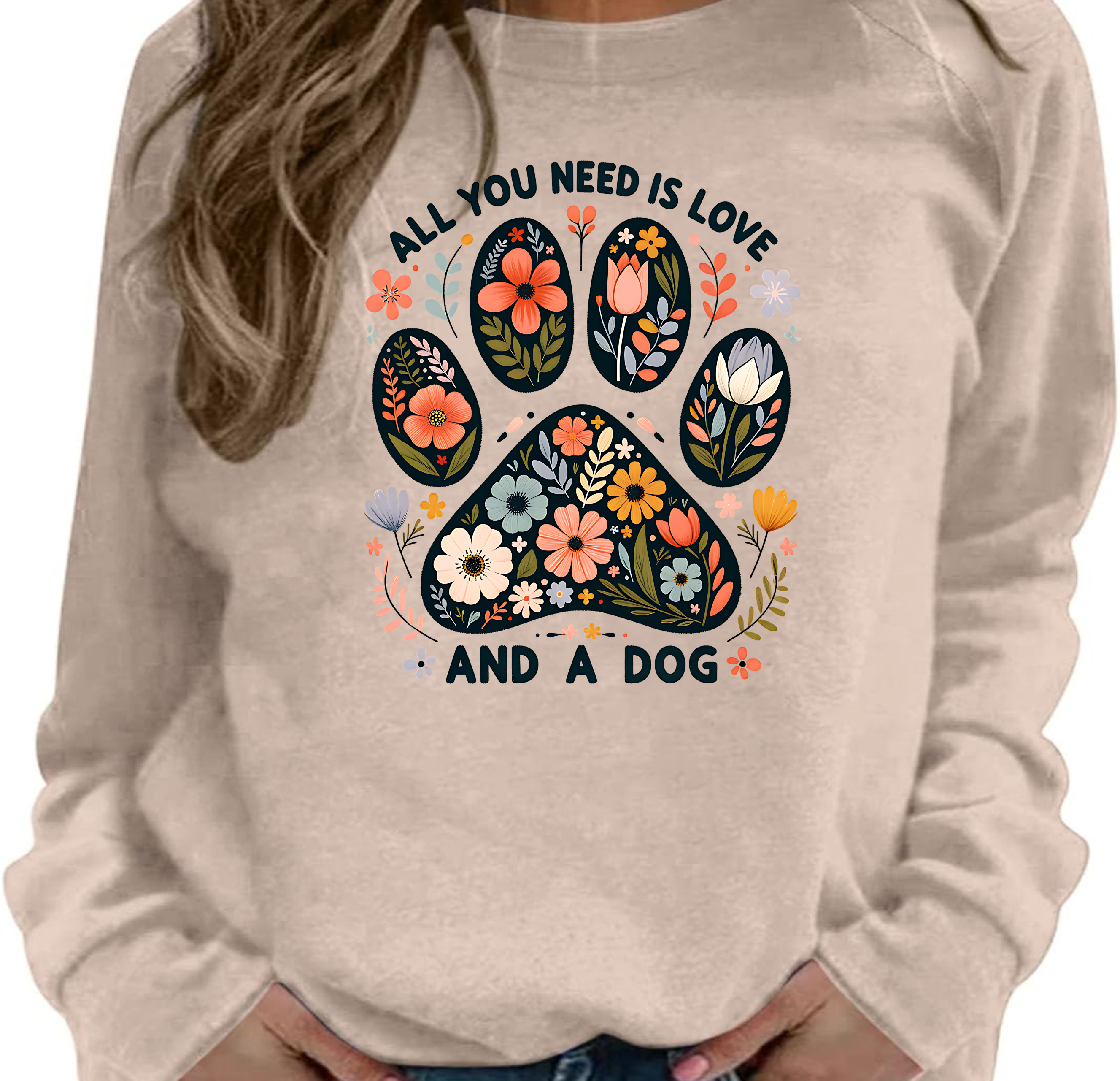 All You Need Is Love & A Dog - DTF Transfer