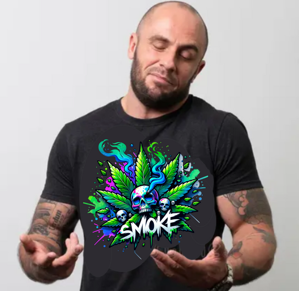 Cannabis Smoke - DTF Transfer