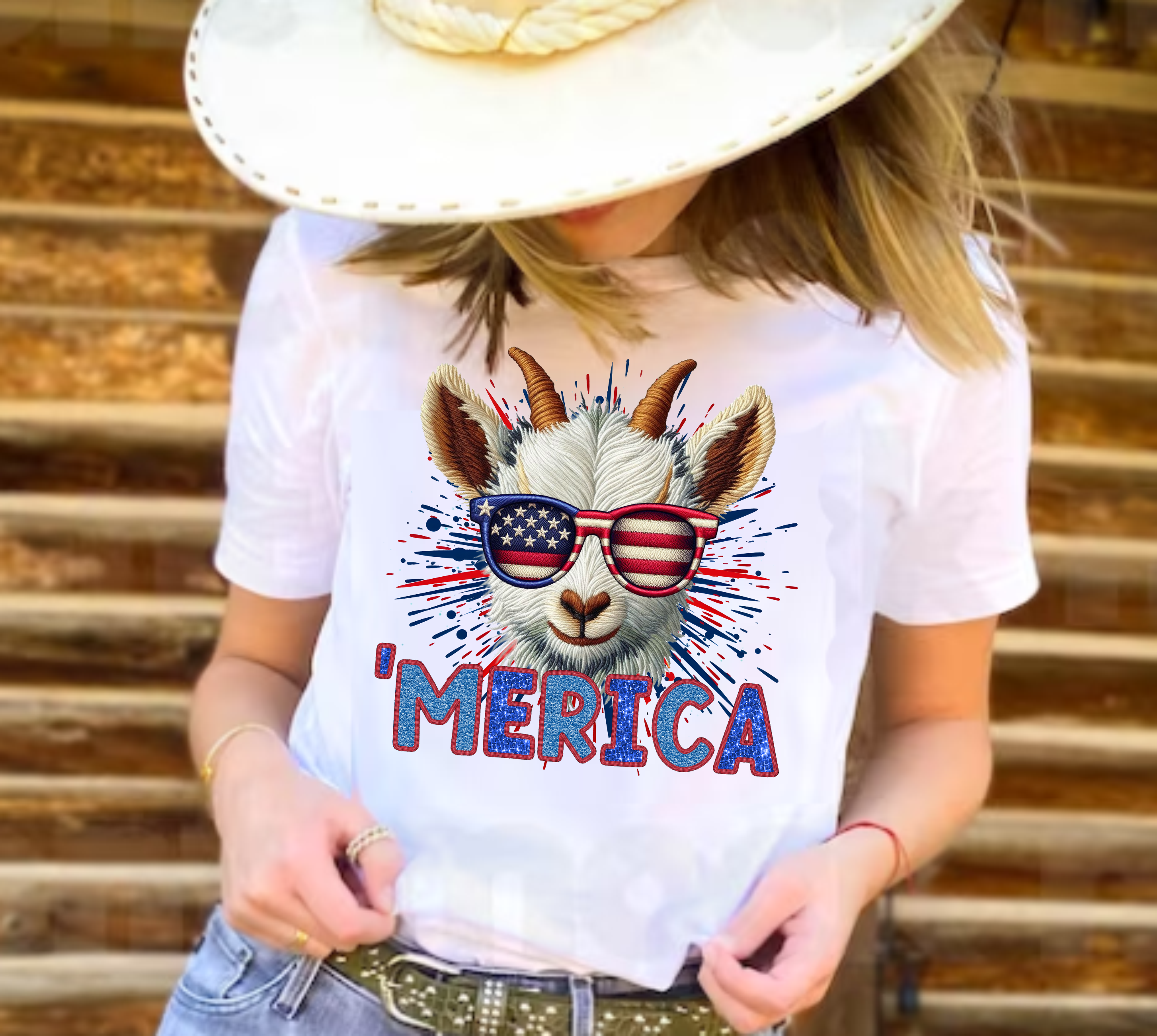 Merica Goat- DTF Transfer