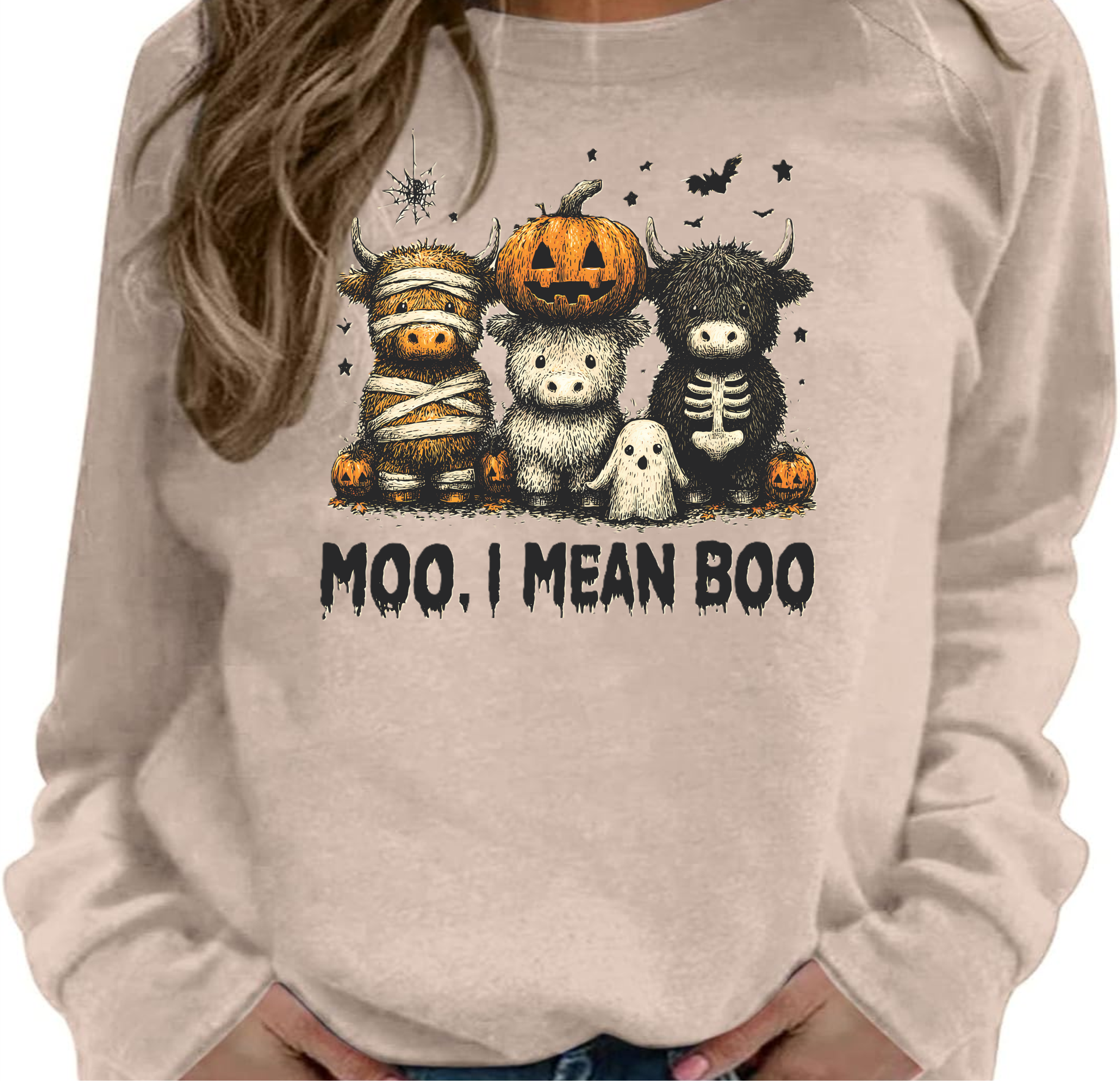 Moo, I Mean Boo - DTF Transfer