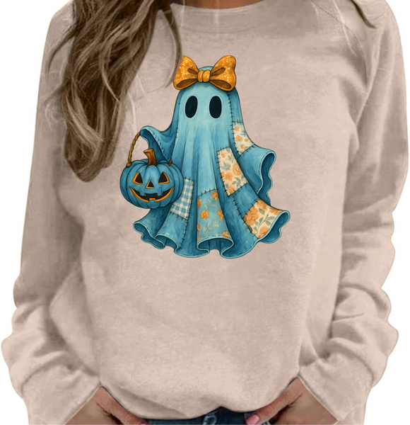 Patchwork Ghost - DTF Transfer