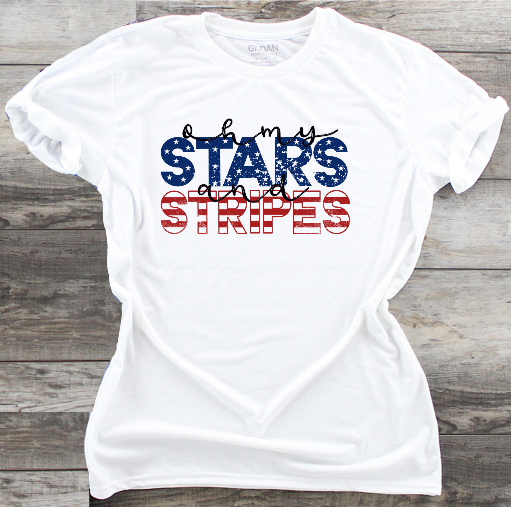 Oh My Stars & Stripes - DTF Transfer