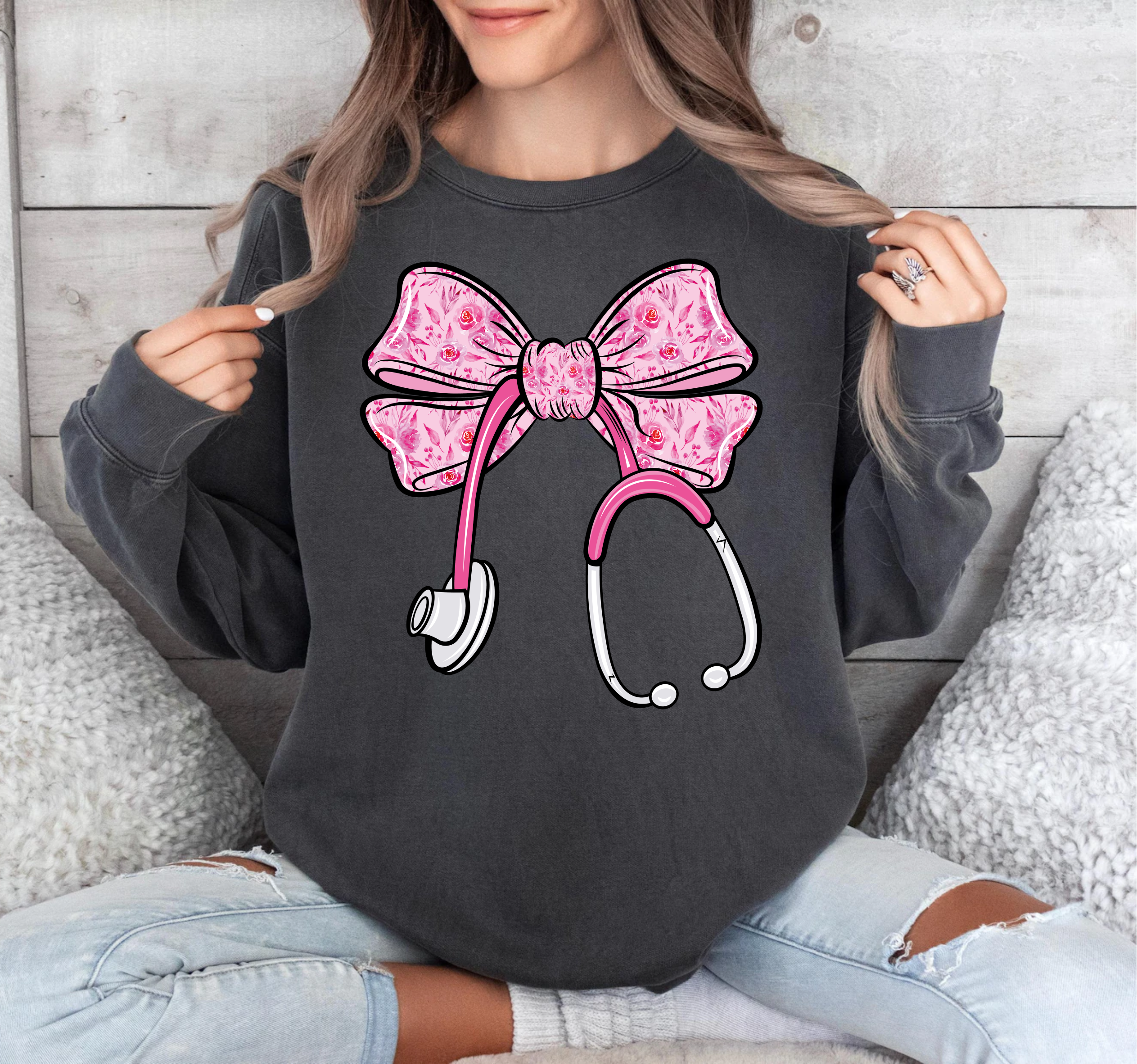 Healthcare Coquette Bow - DTF Transfer