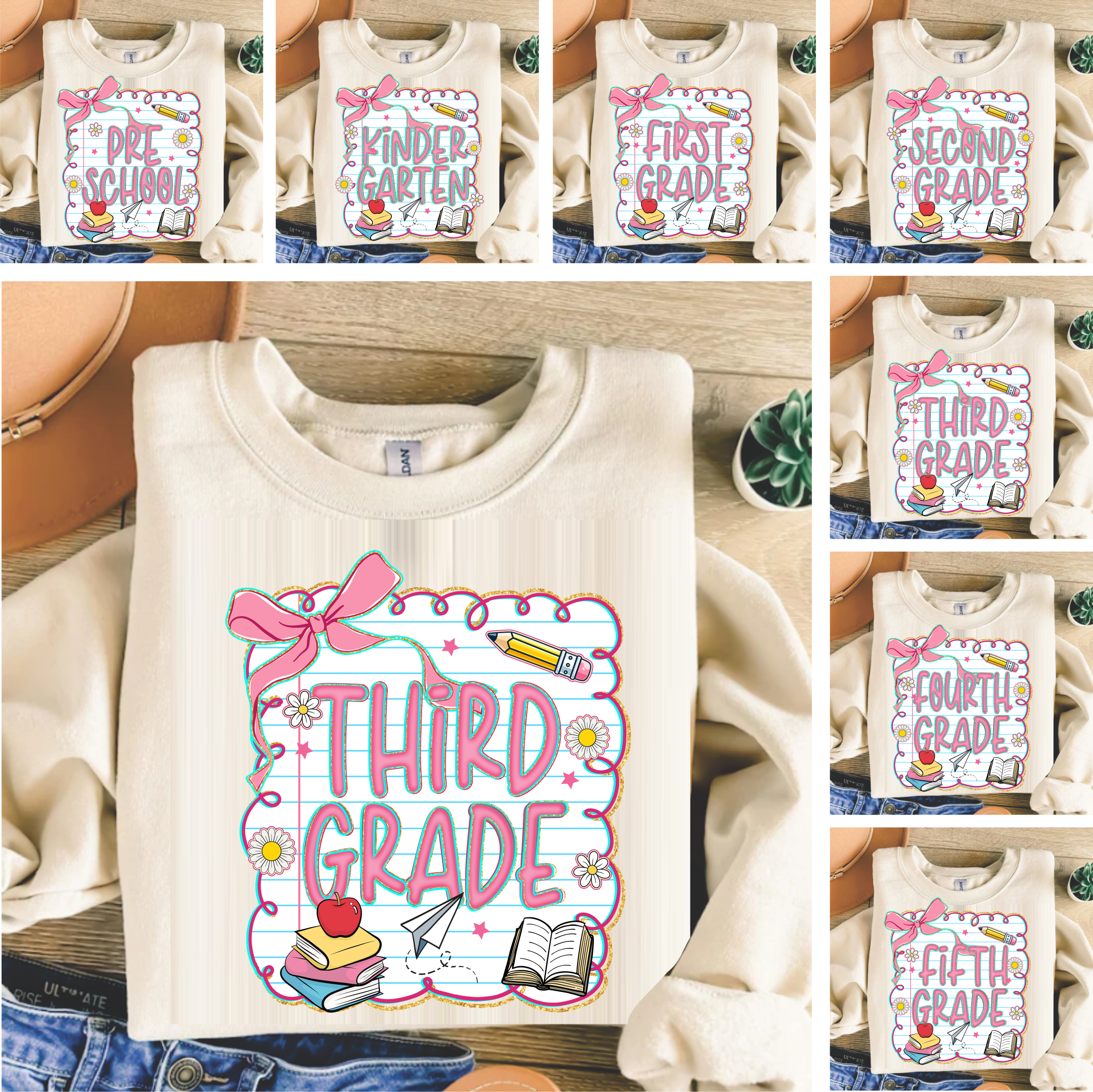 Preppy Page - DTF Transfer