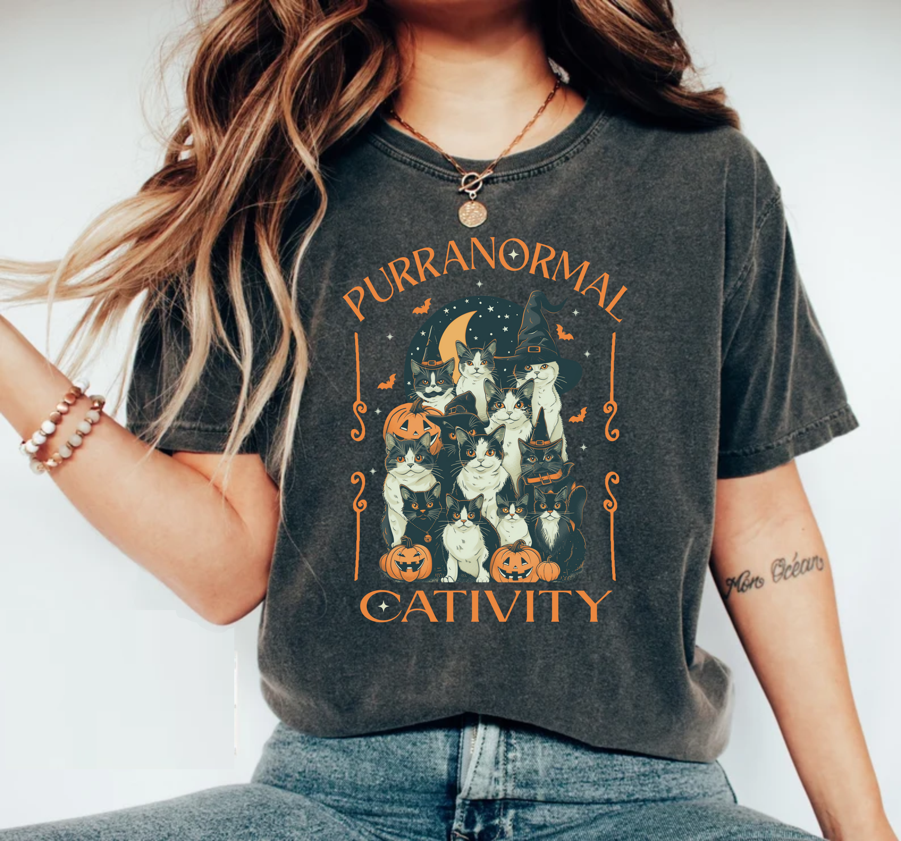 Purrinormal Cativity  - DTF Transfer